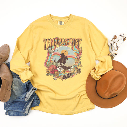 Yellowstone Cowboy Club | Garment Dyed Long Sleeve