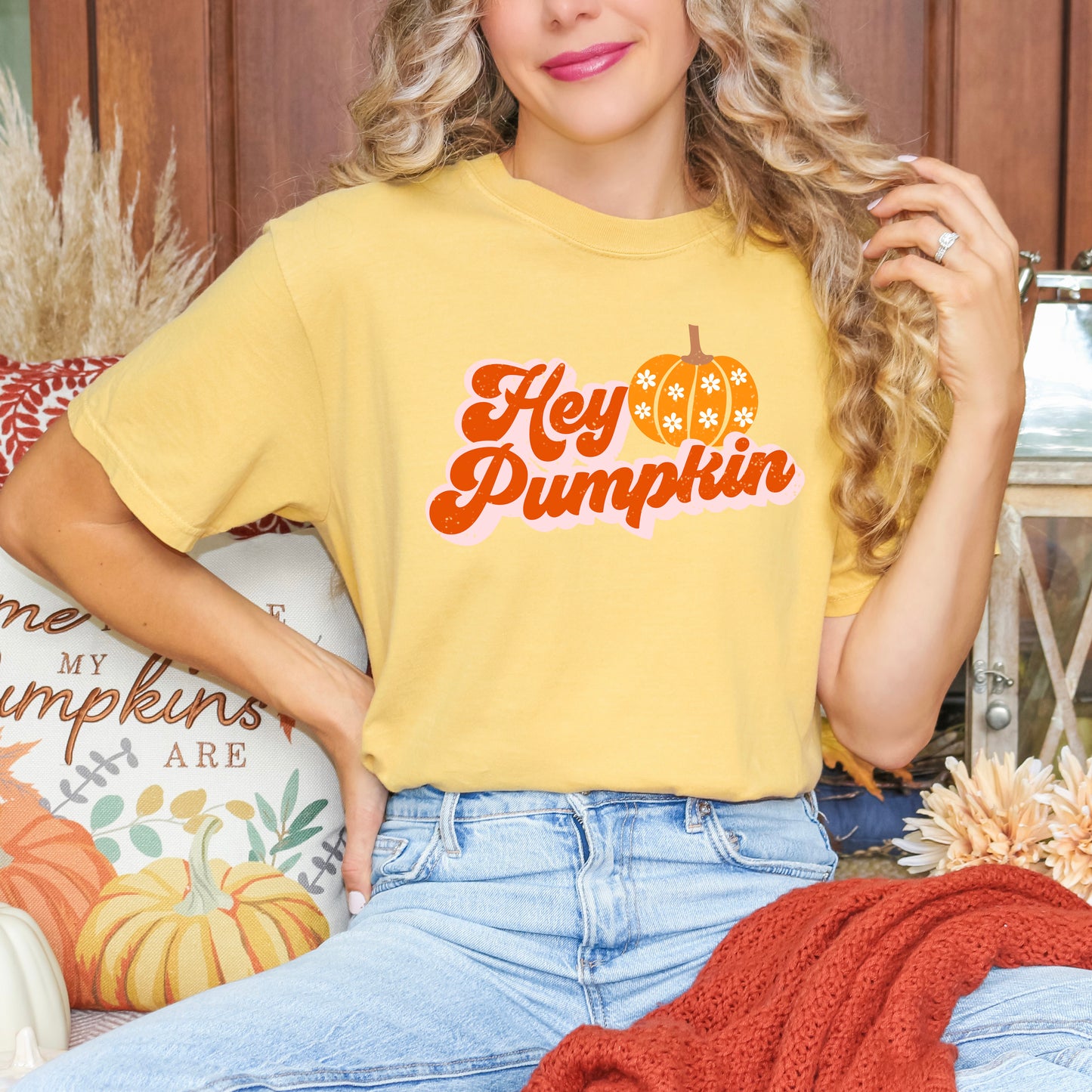 Hey Pumpkin Pumpkin | Garment Dyed Tee