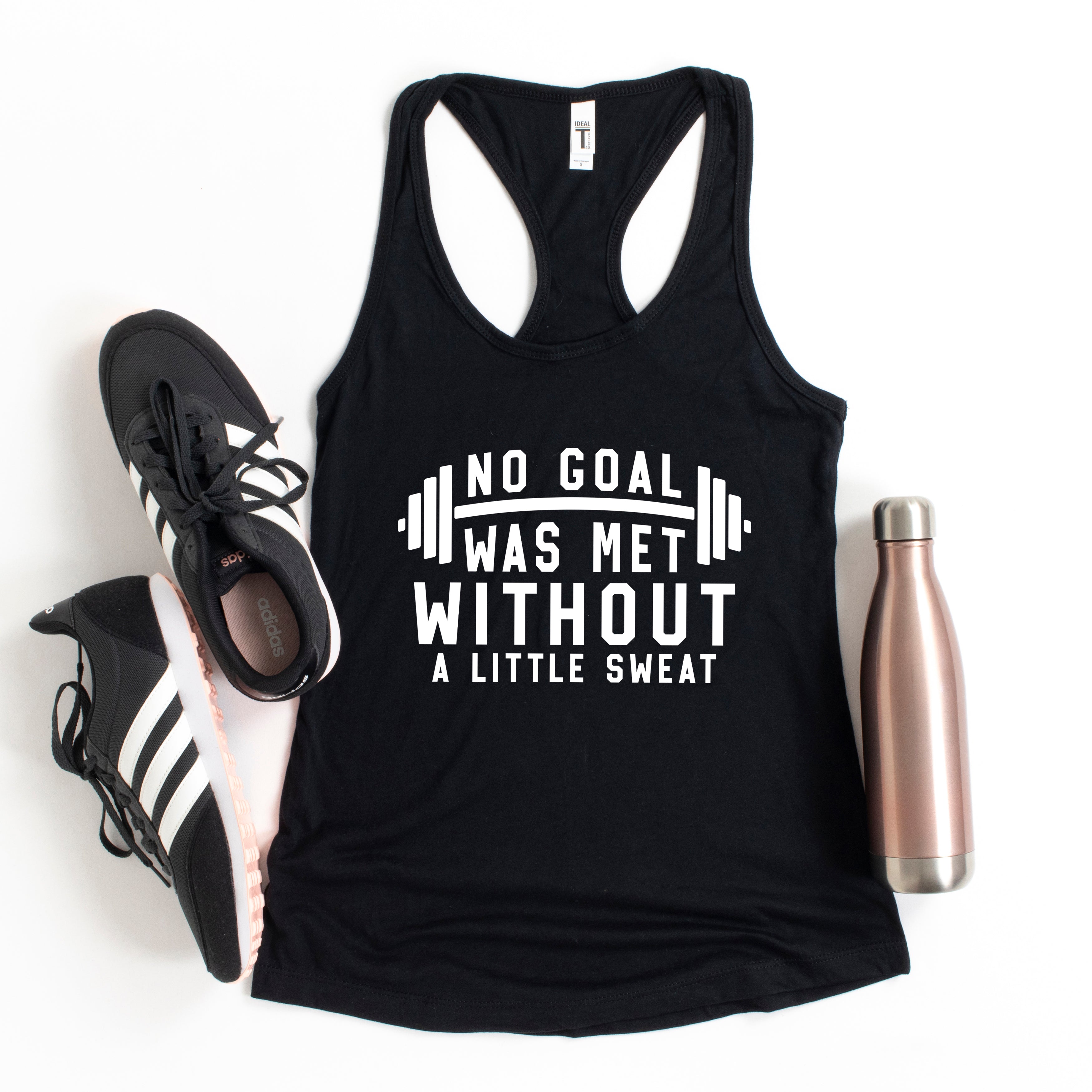 Goal Met Sweat | Racerback Tank