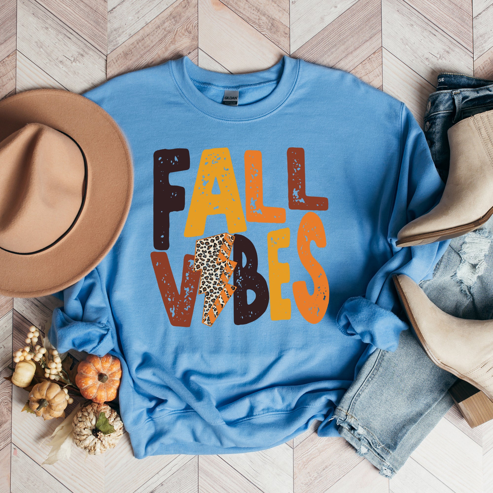 Fall Vibes Lightning Bolt | Sweatshirt