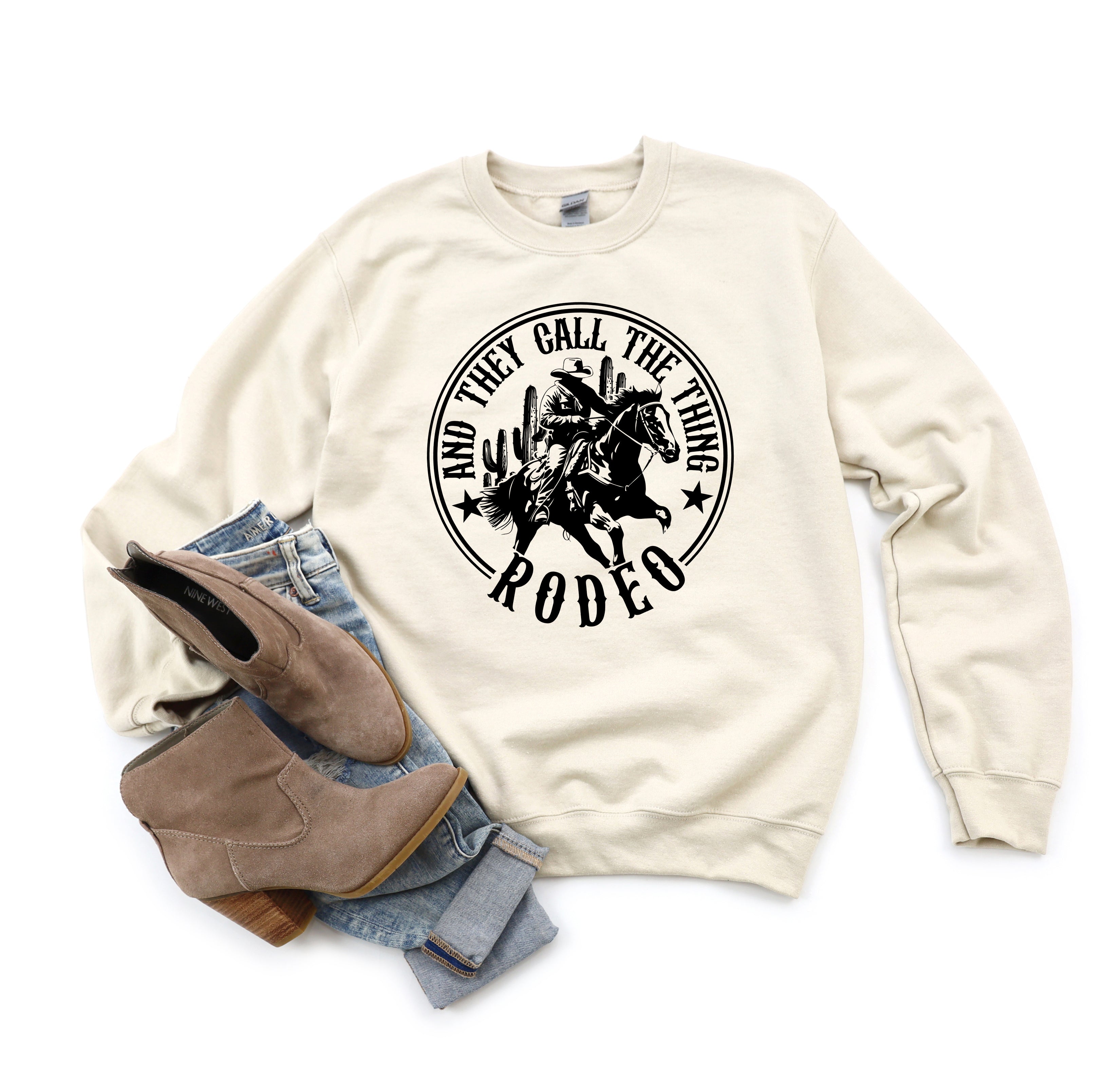 Call The Thing Rodeo Circle | Sweatshirt
