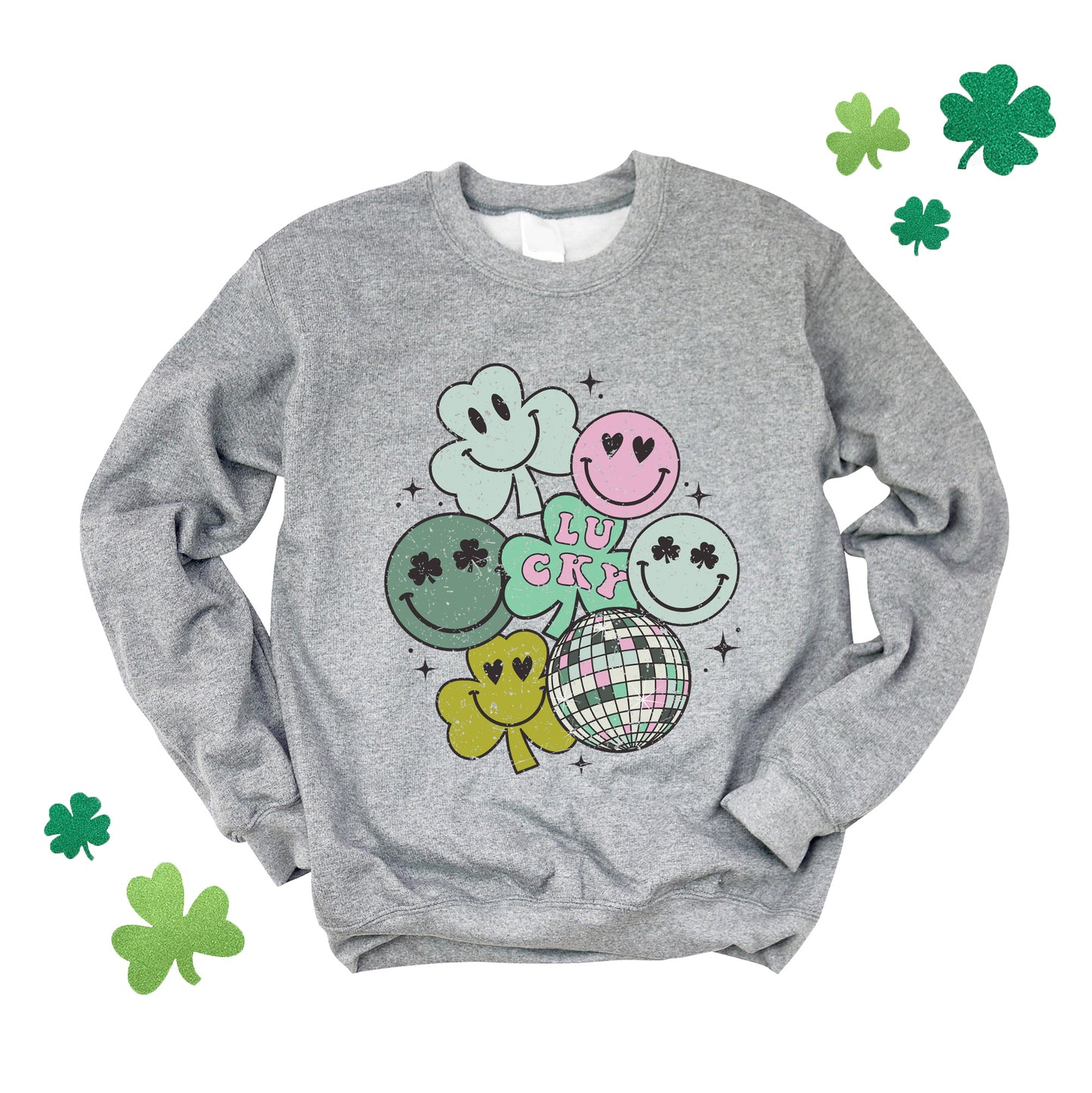 Lucky Smiley Disco | Sweatshirt