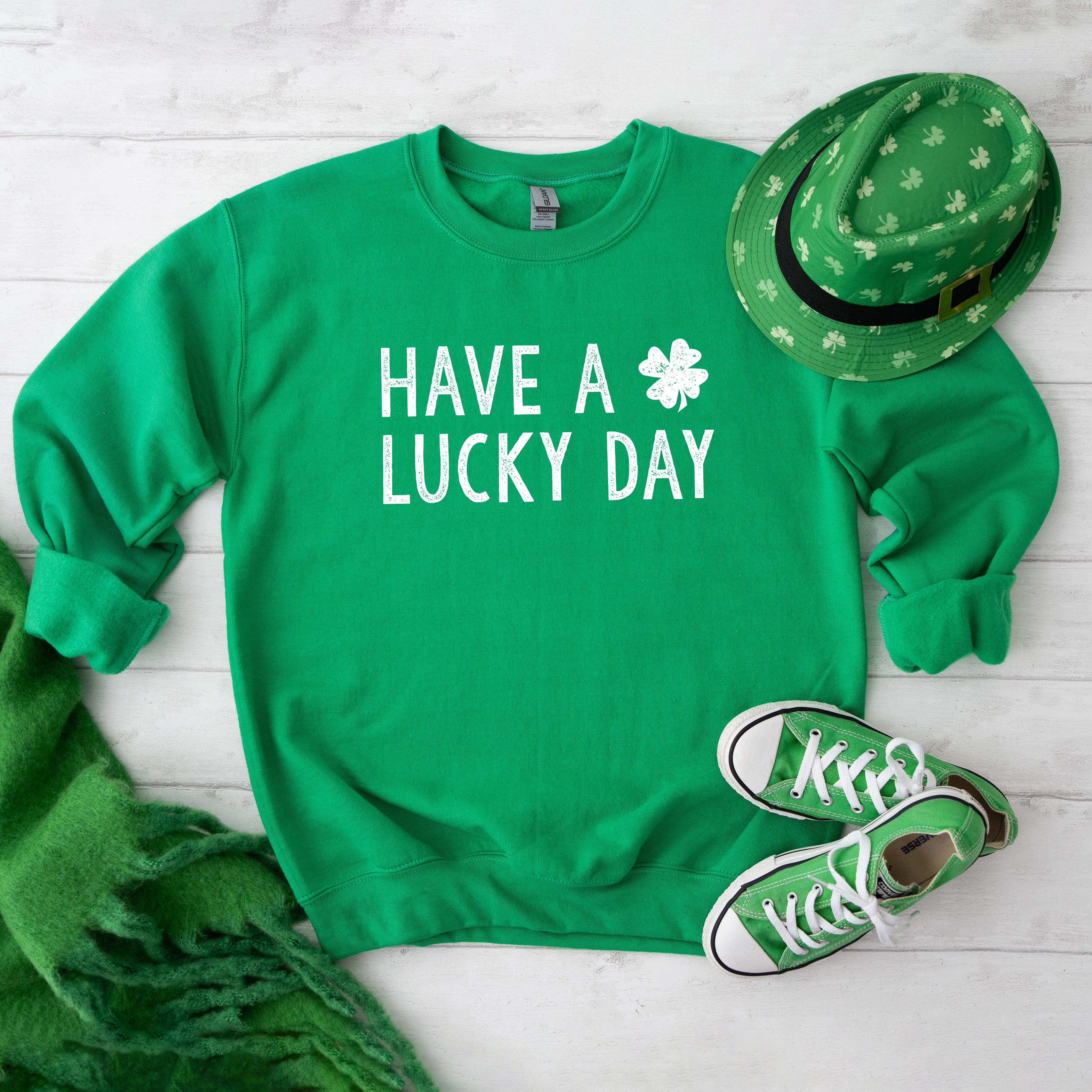 Have A Lucky Day Clover | Sweatshirt