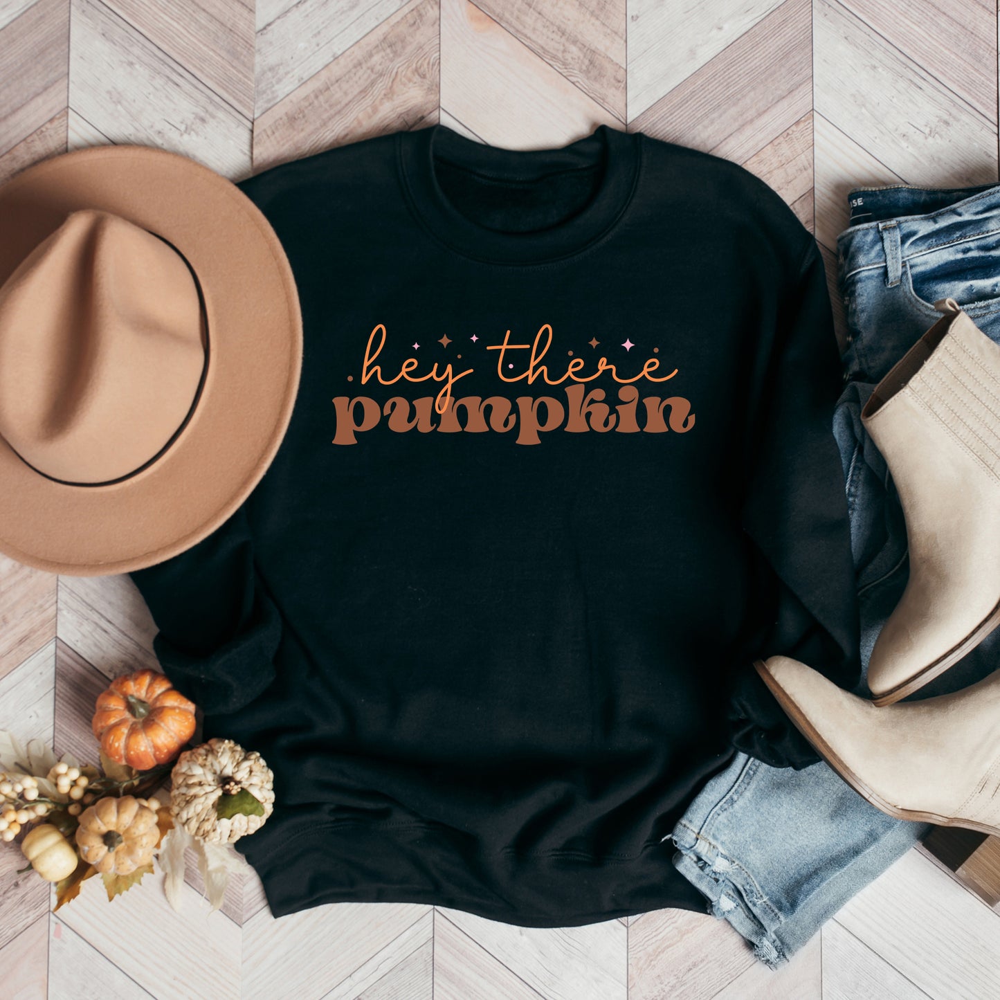 Hey There Pumpkin Stars | Sweatshirt