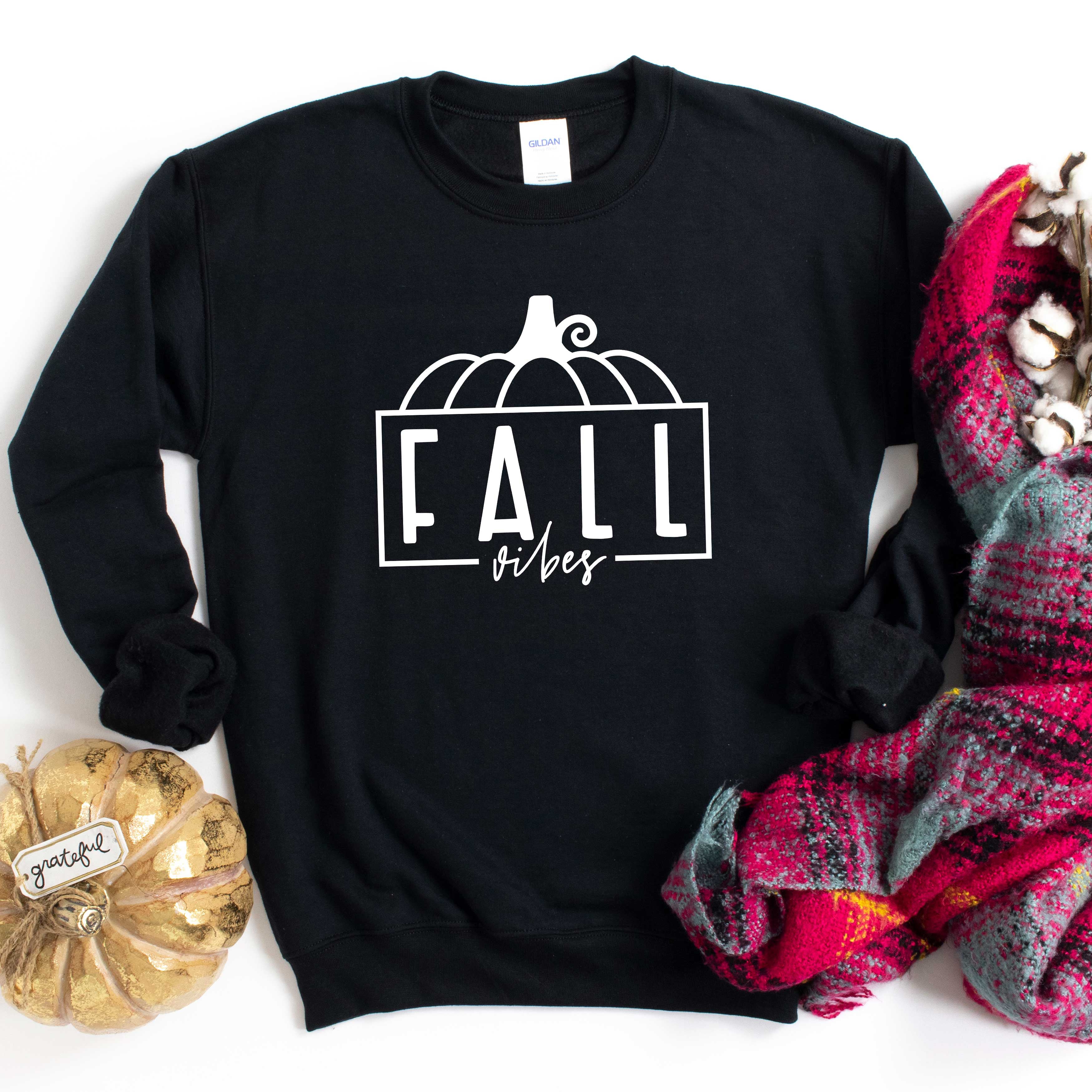 Fall Vibes Pumpkin | Sweatshirt