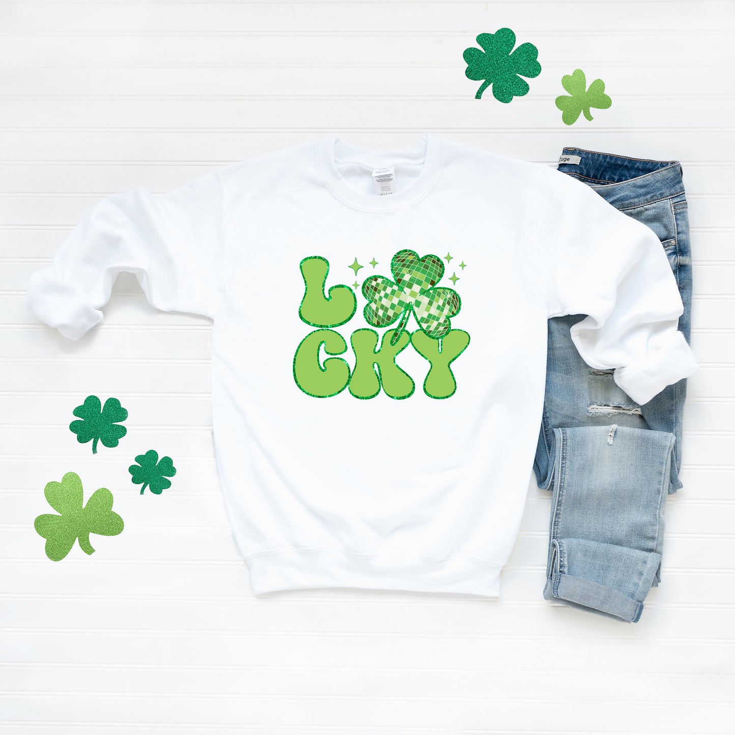 Lucky Shamrock Disco | Sweatshirt