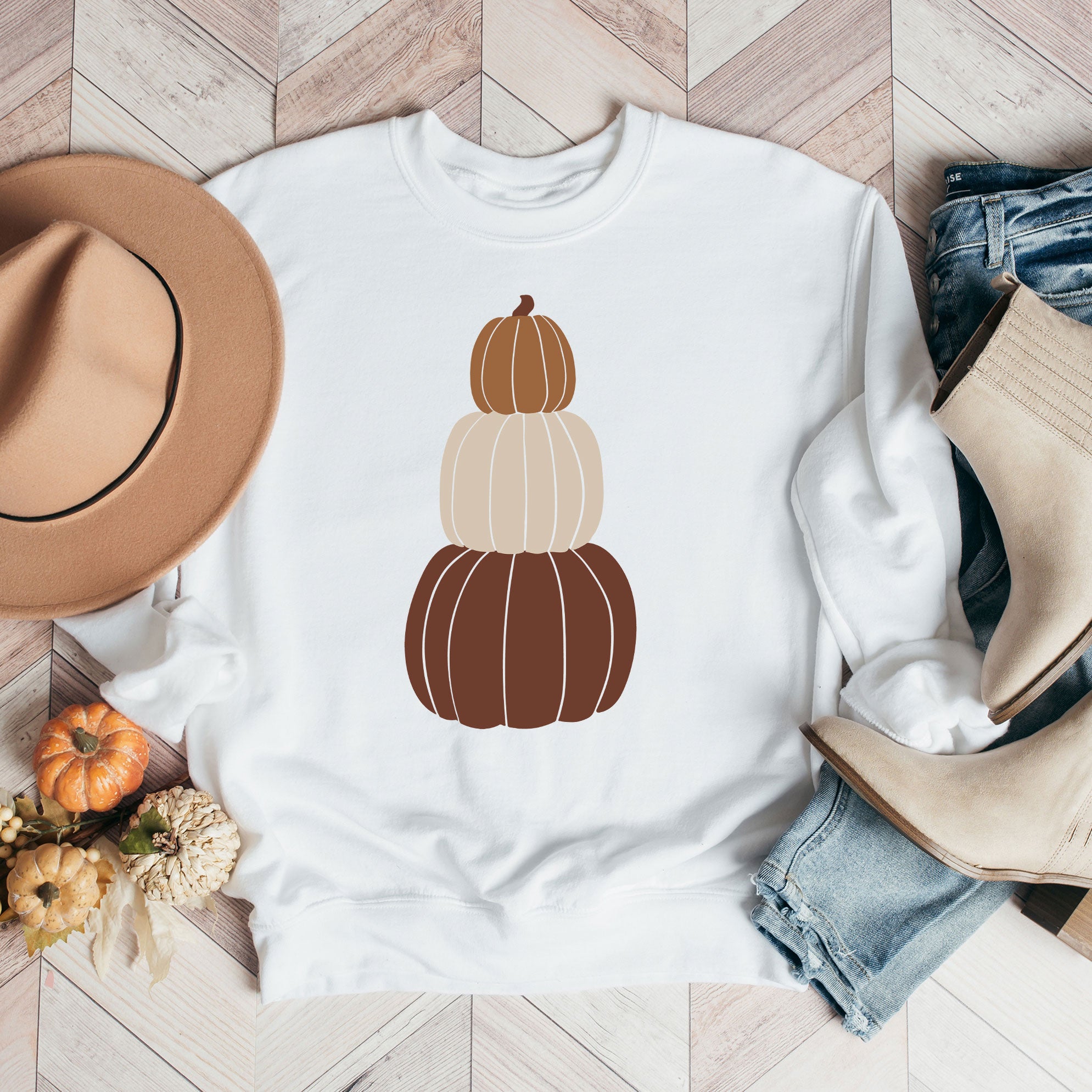 Pumpkins Stacked | Sweatshirt