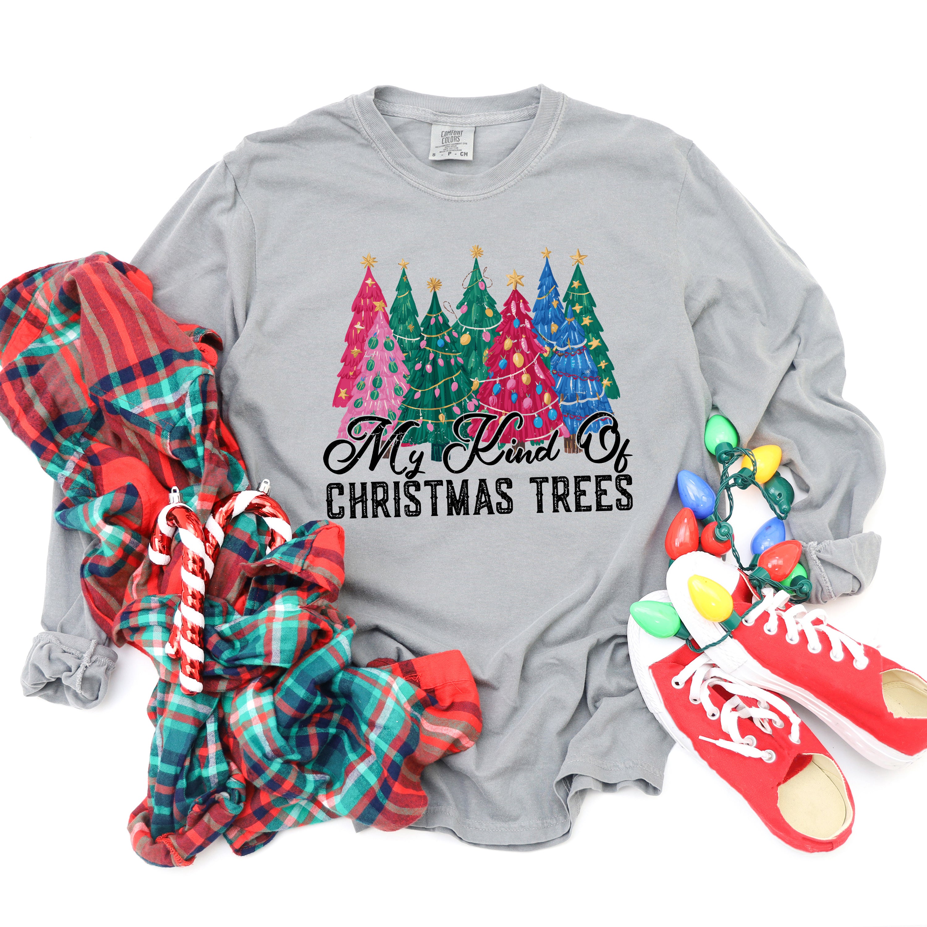 My Kind Of Christmas Trees | Garment Dyed Long Sleeve