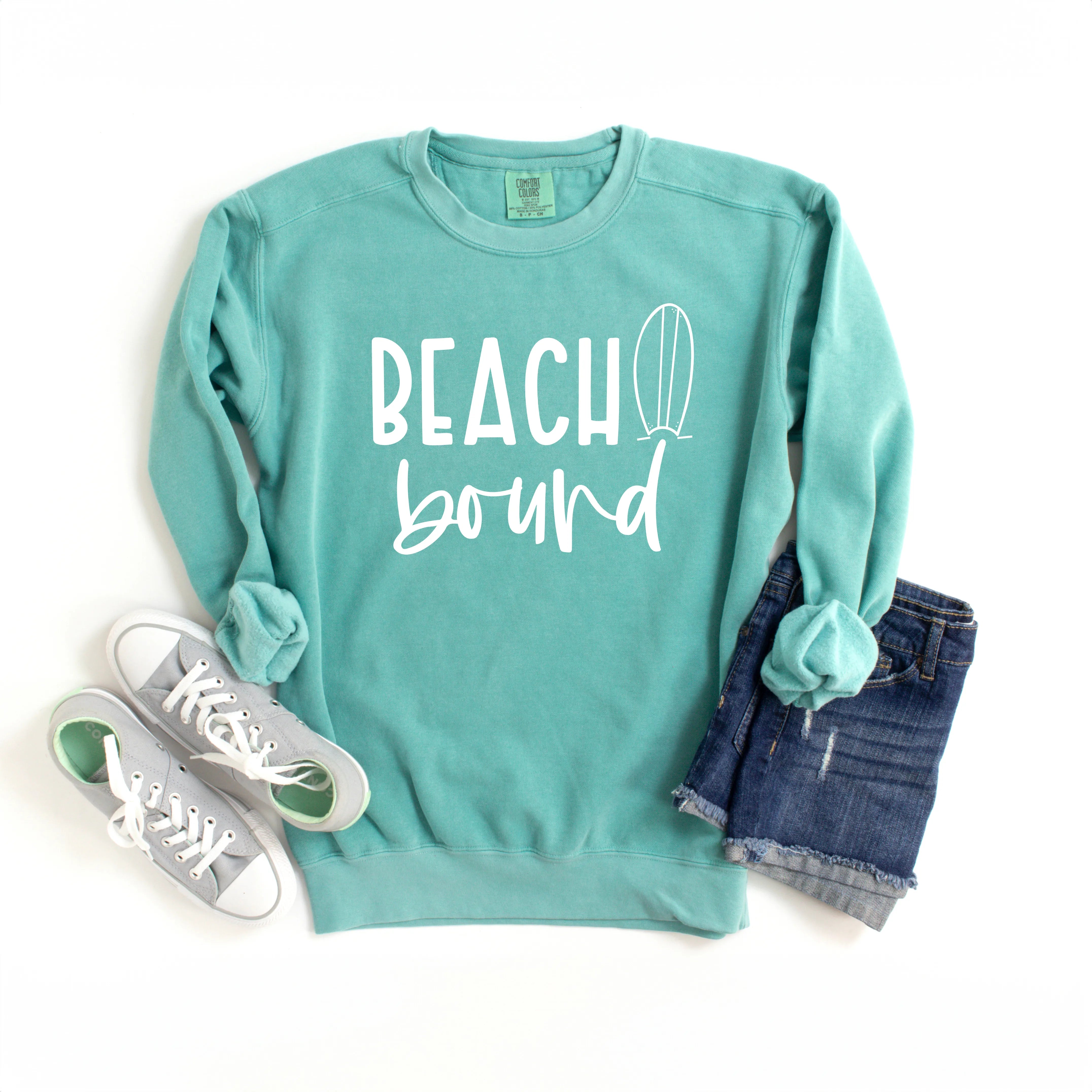 Beach Bound | Garment Dyed Sweatshirt