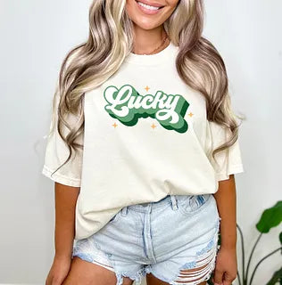 Retro Lucky | Garment Dyed Tee