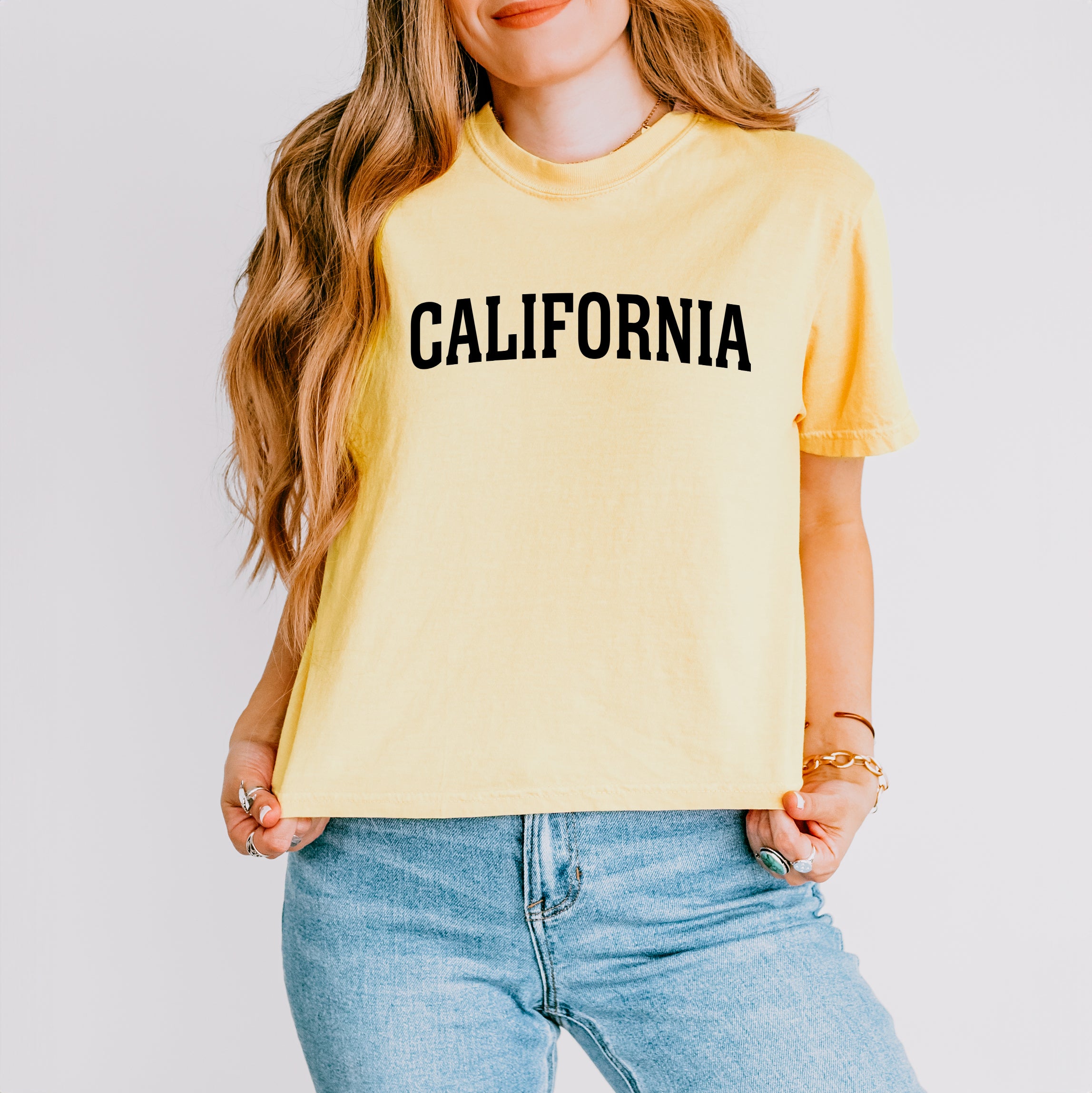 California Arched | Relaxed Fit Cropped Tee
