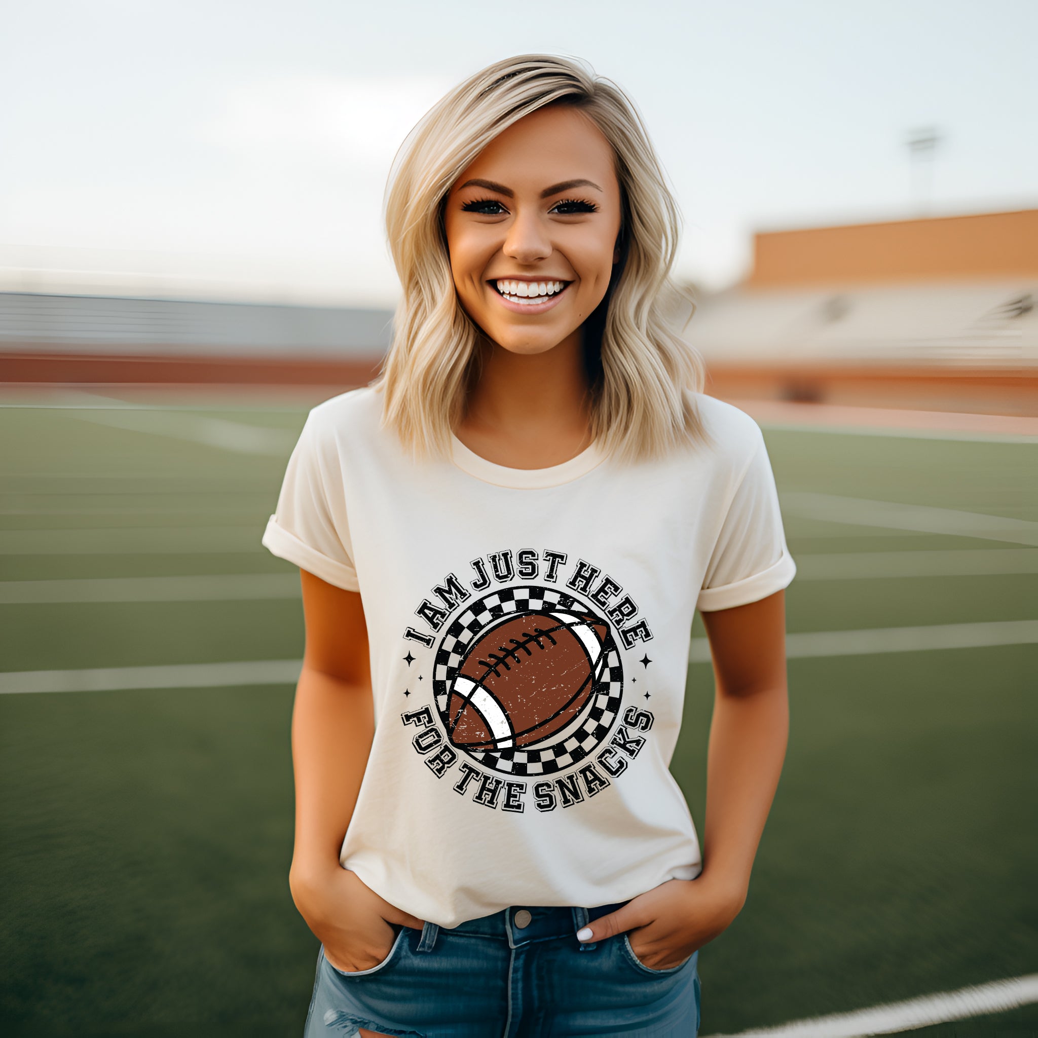 I Am Just Here For The Snacks | Short Sleeve Graphic Tee