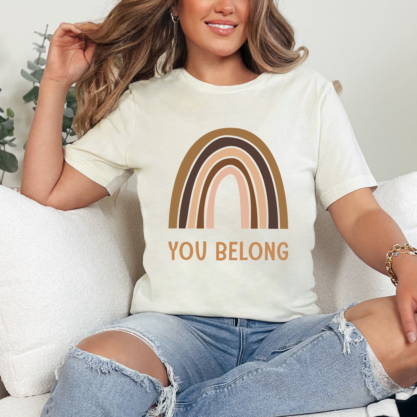 You Belong Rainbow | Short Sleeve Graphic Tee