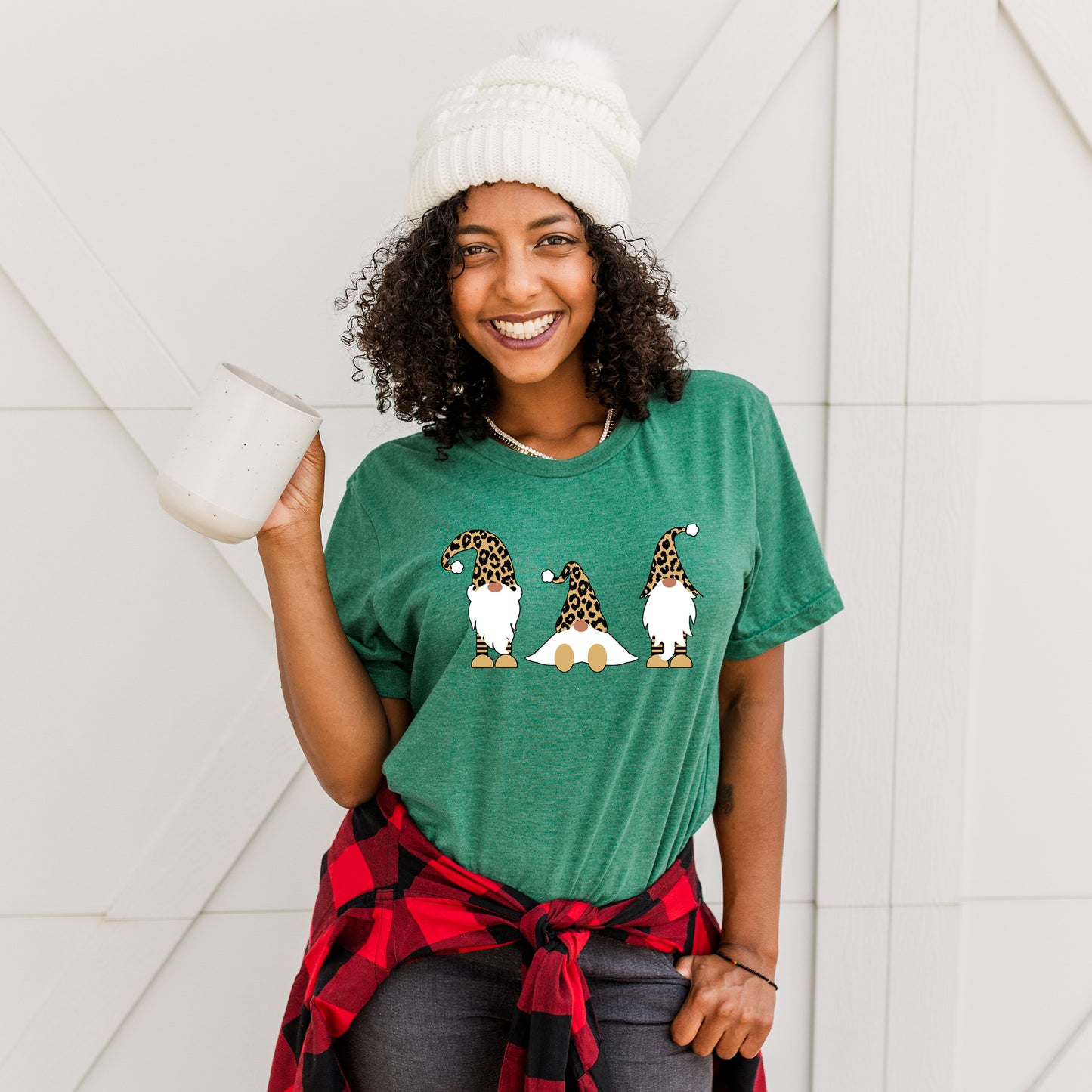 Leopard Gnomes | Short Sleeve Crewneck