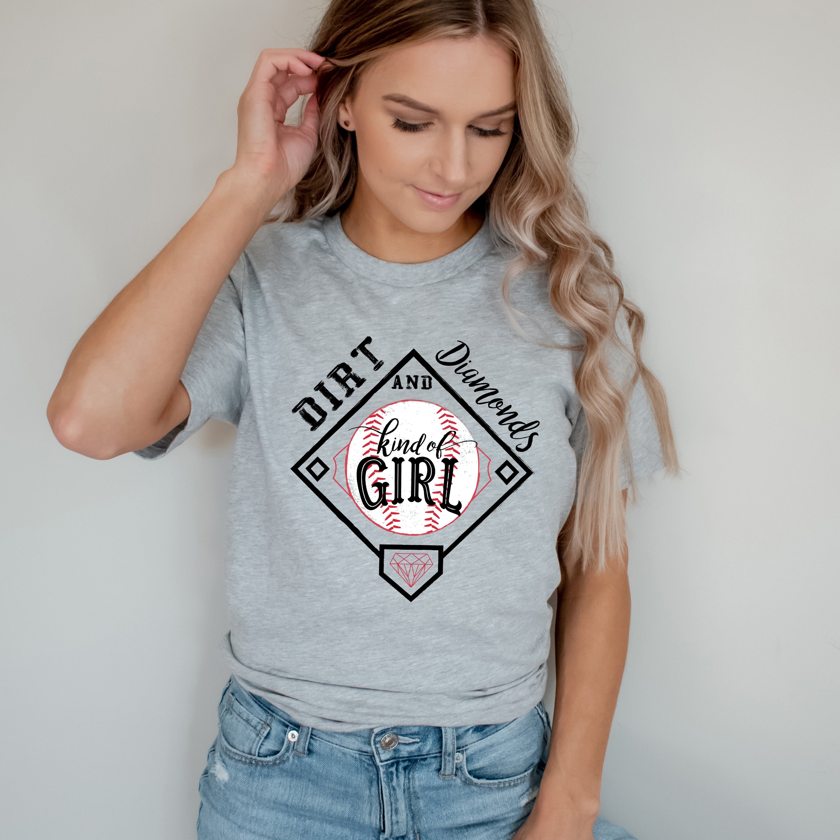 Dirt And Diamonds Kinda Girl | Short Sleeve Graphic Tee