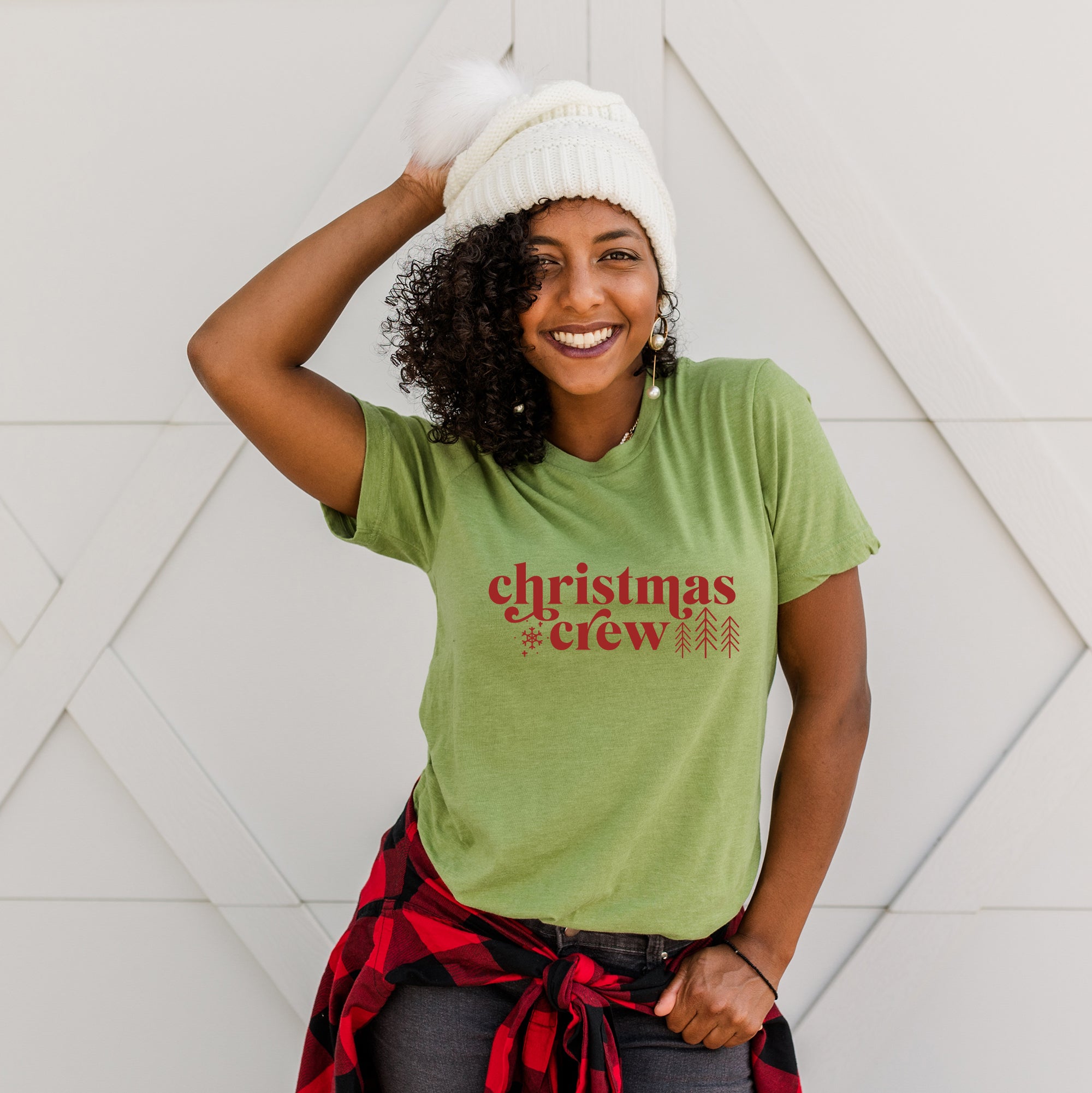 Christmas Crew Snowflake | Short Sleeve Graphic Tee