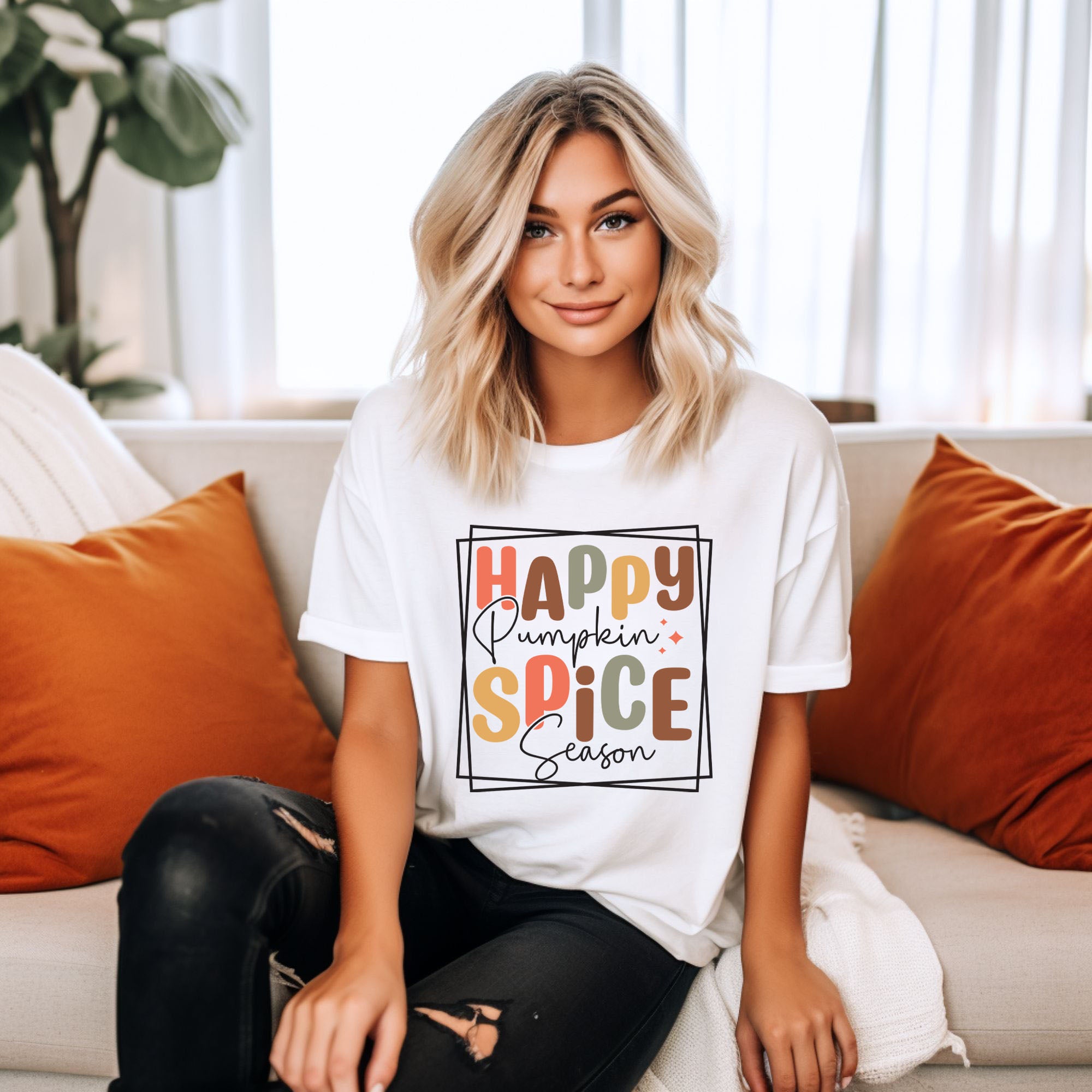 Happy Pumpkin Spice Season | Short Sleeve Crew Neck