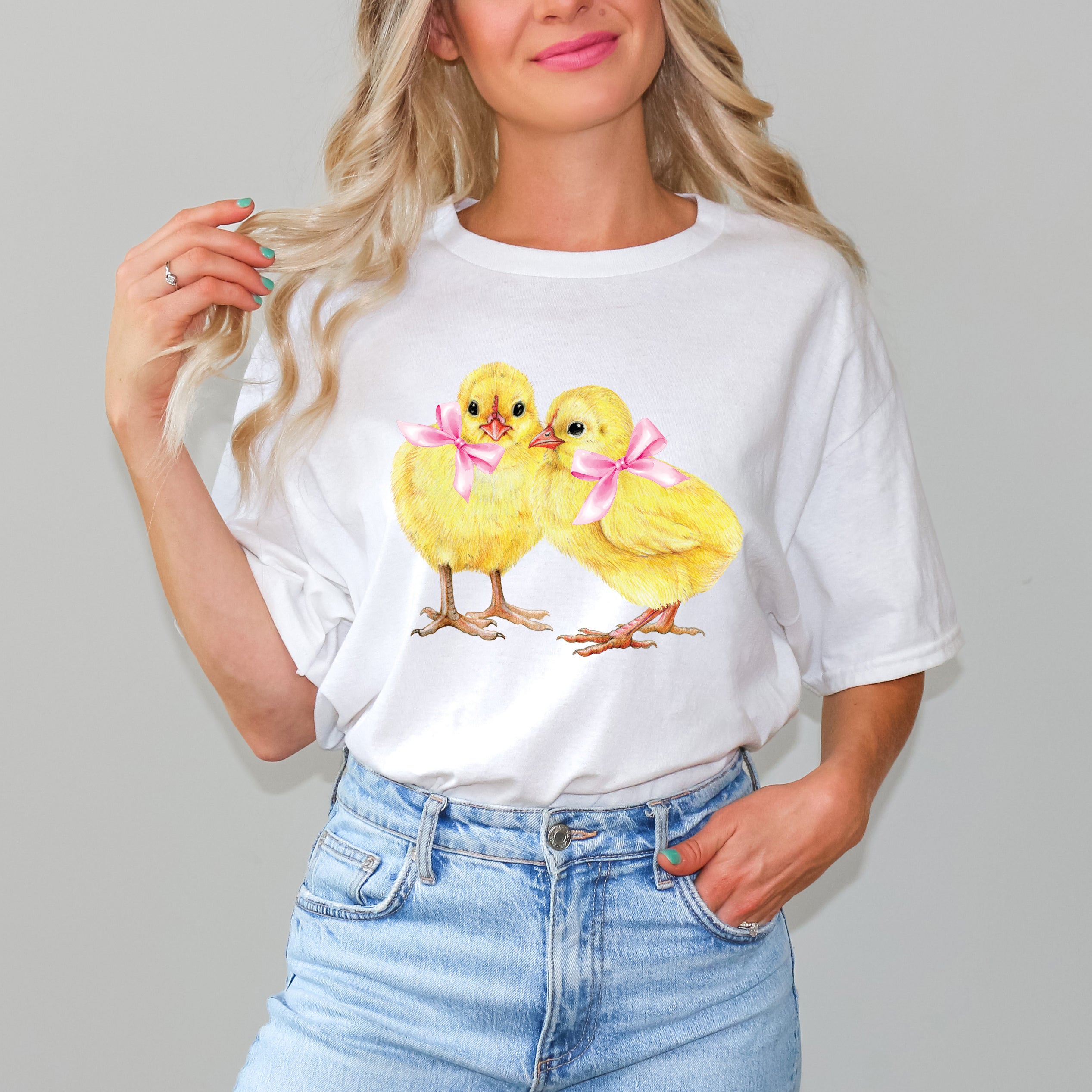Coquette Yellow Chicks | Short Sleeve Graphic Tee