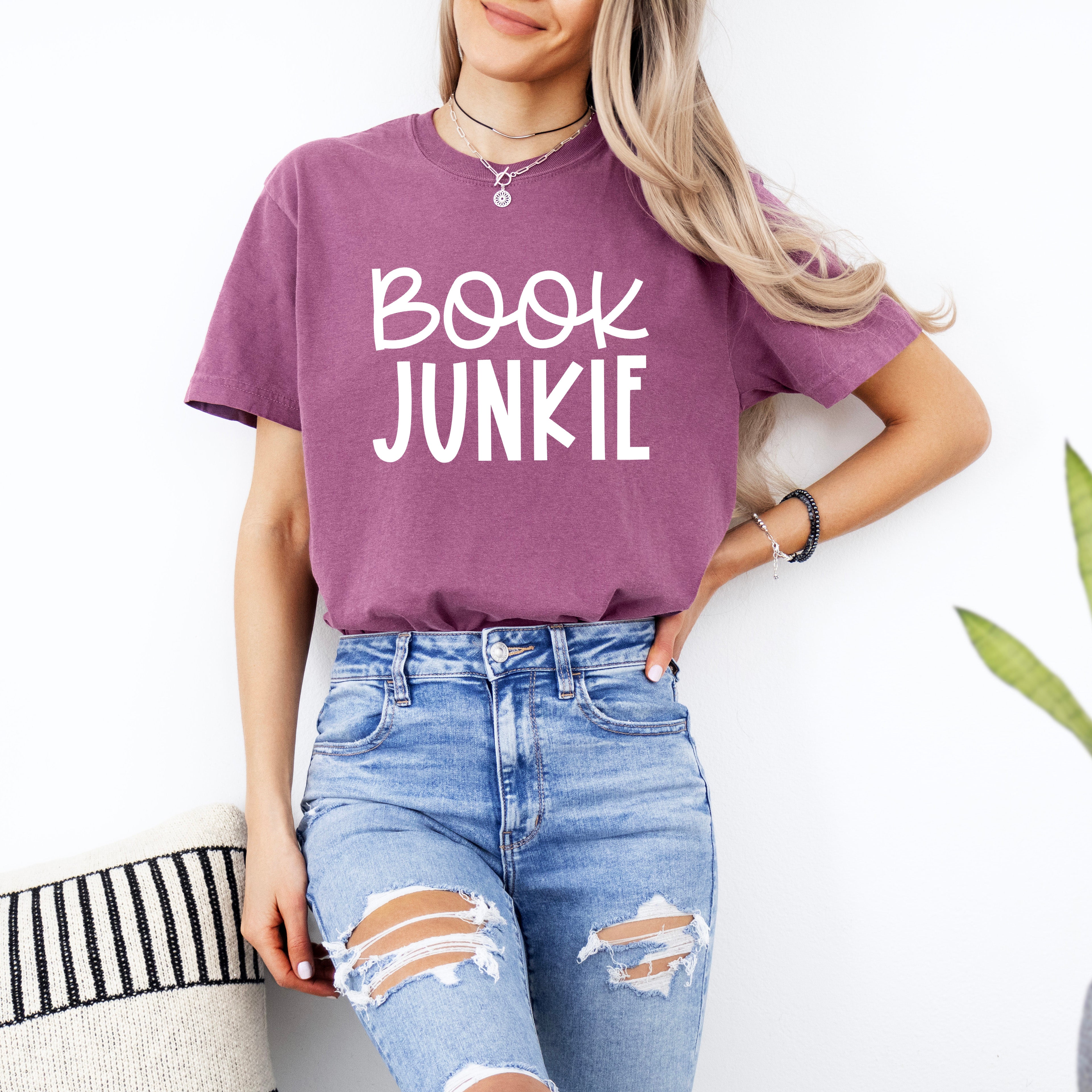 Book Junkie | Garment Dyed Tee