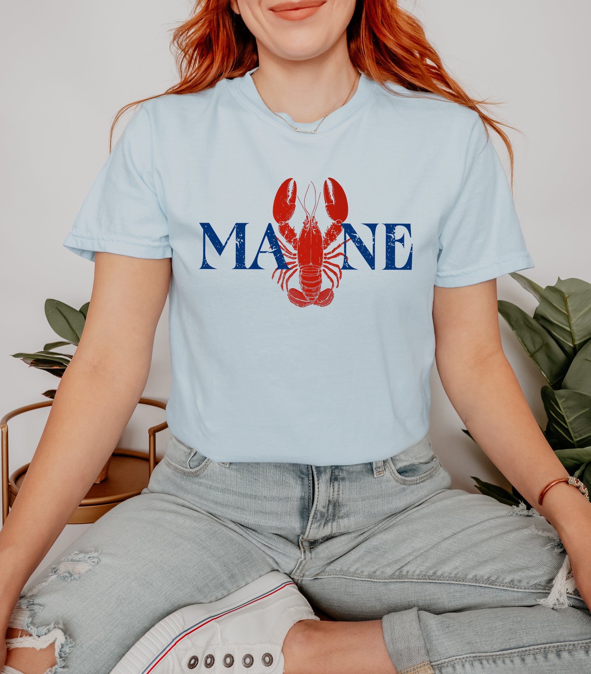 Maine Lobster | Garment Dyed Tee