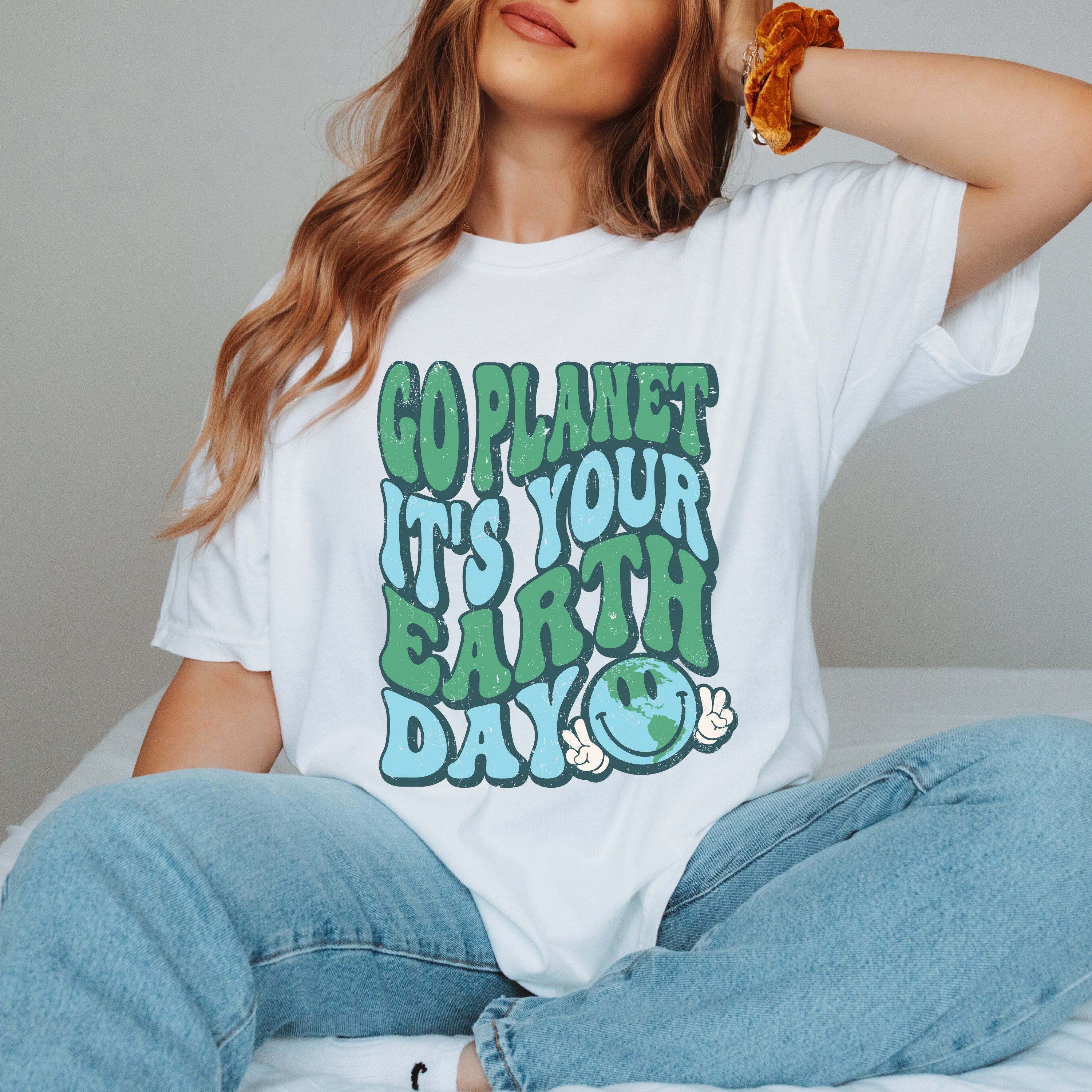 Go Planet | Garment Dyed Short Sleeve Tee