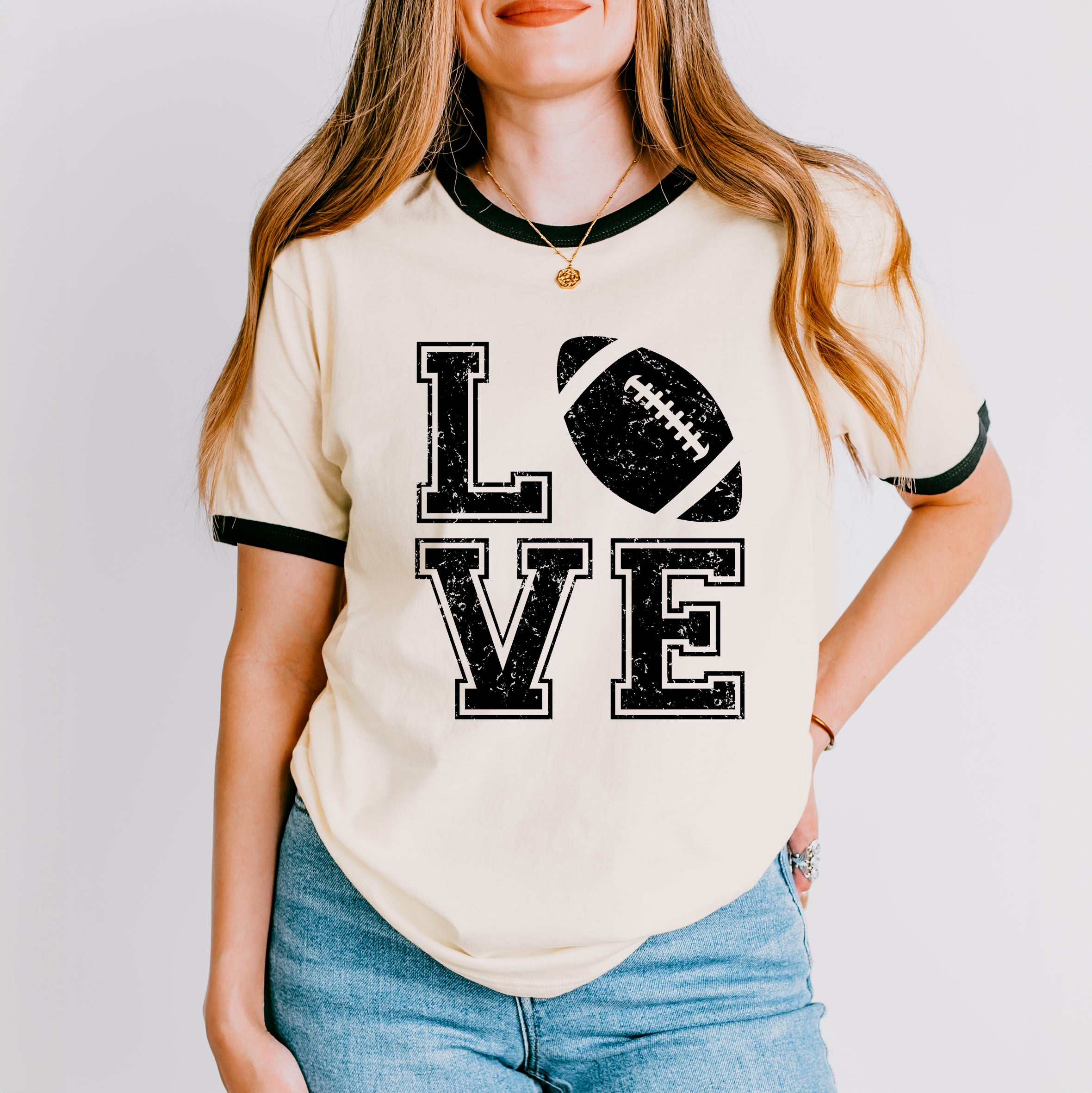 Love Football | Ringer Tee