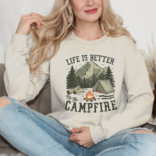Life Is Better By The Campfire Tent | Sweatshirt