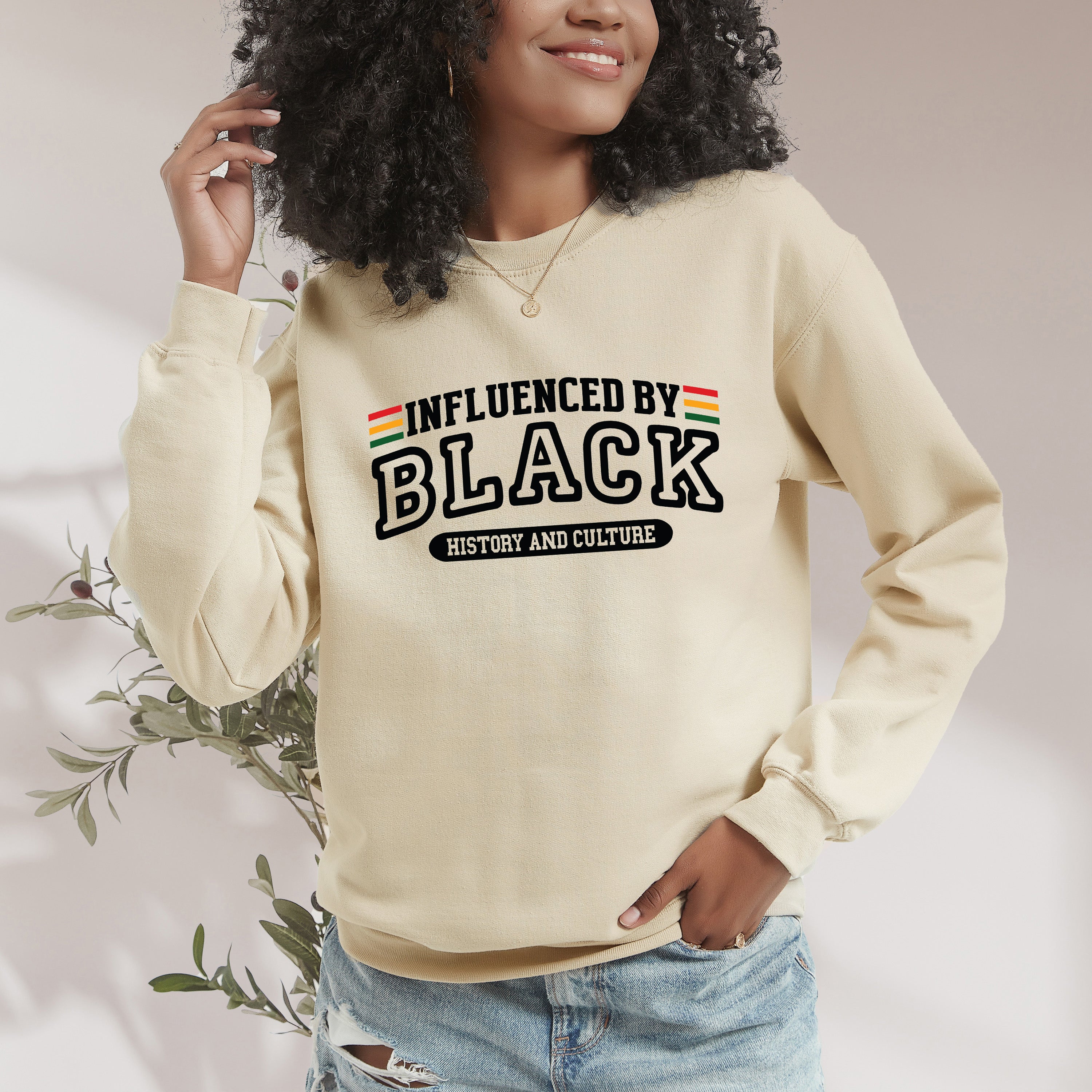 Influenced By Black History And Culture Black | Sweatshirt