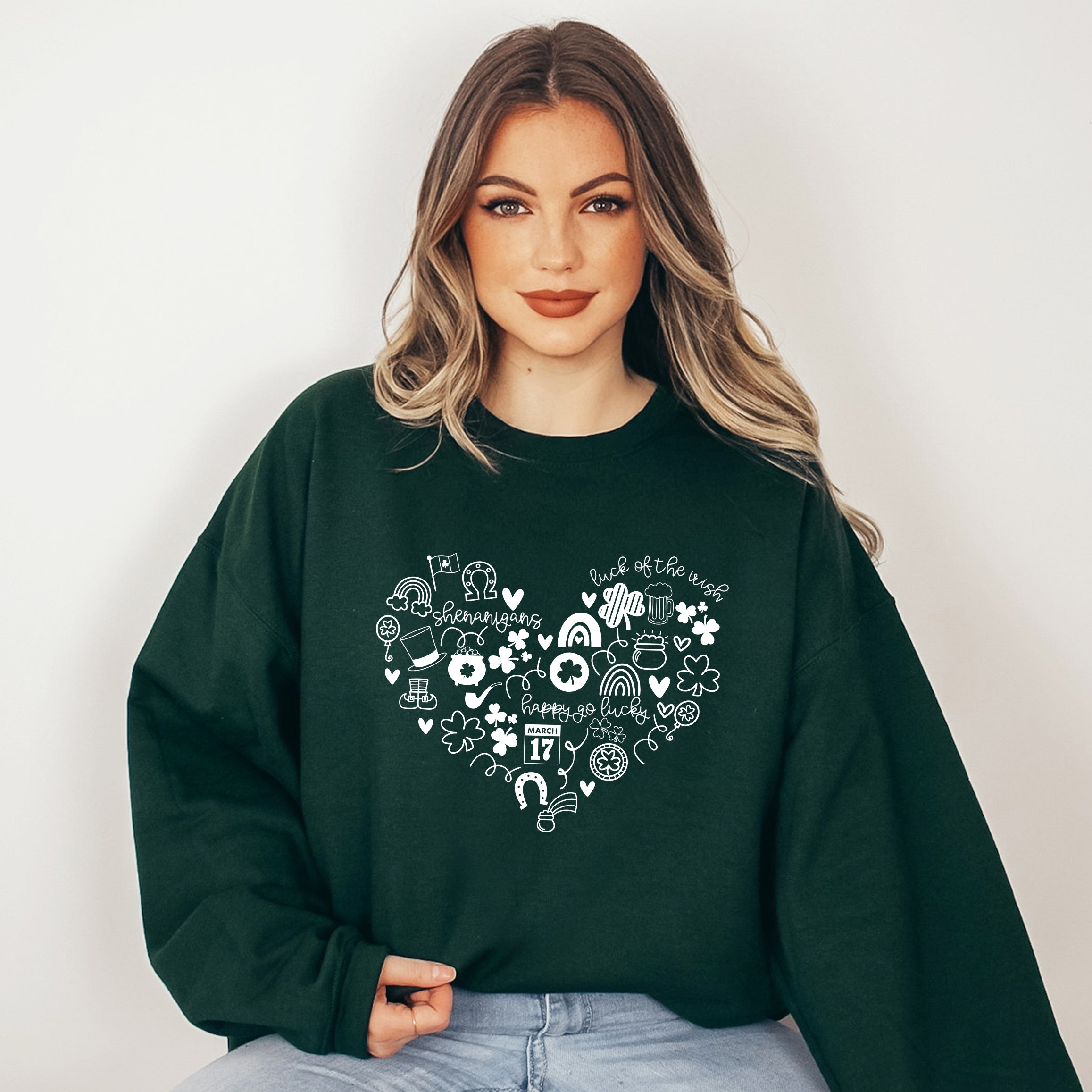 St. Patrick's Heart | Sweatshirt