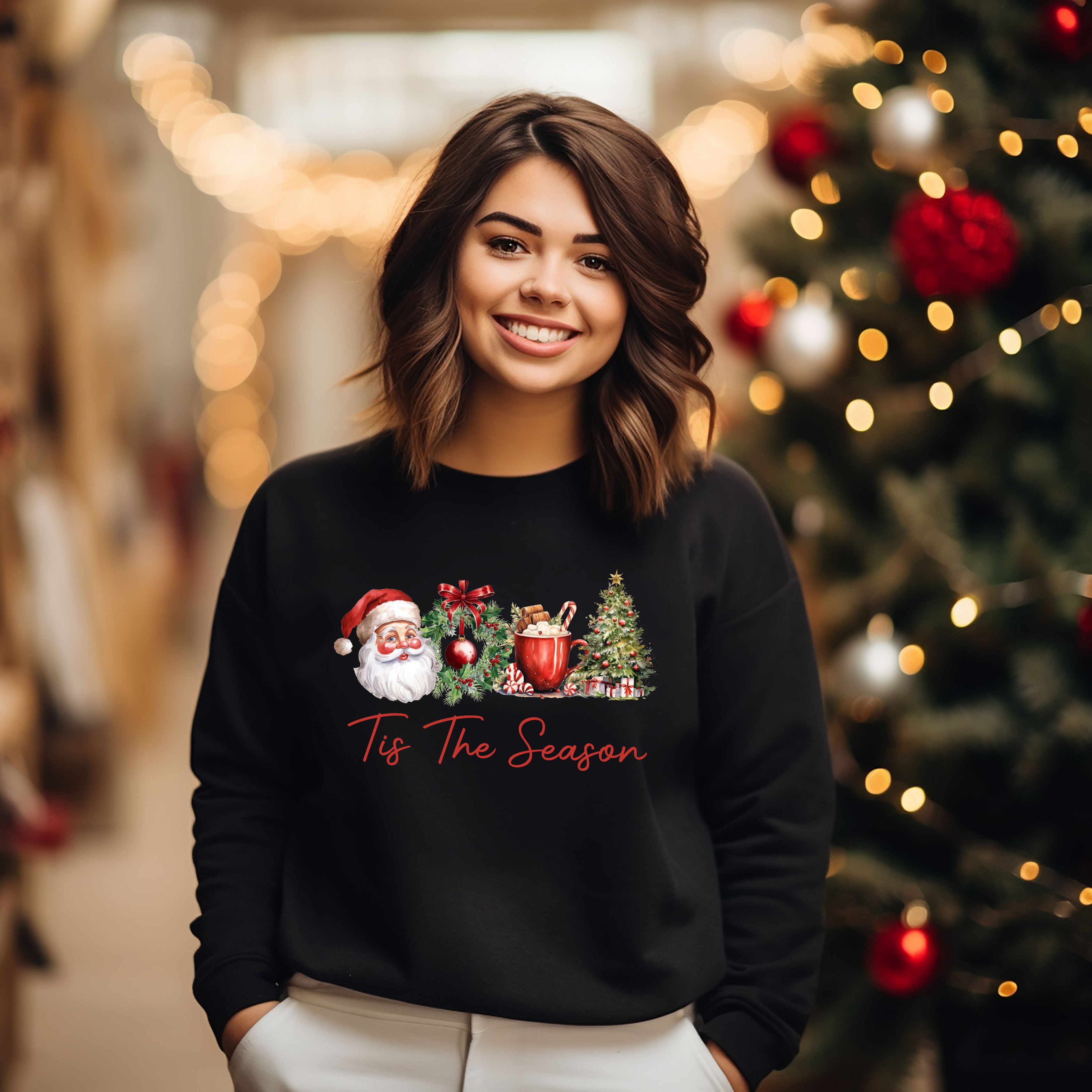 Red And Green Merry Christmas | Sweatshirt