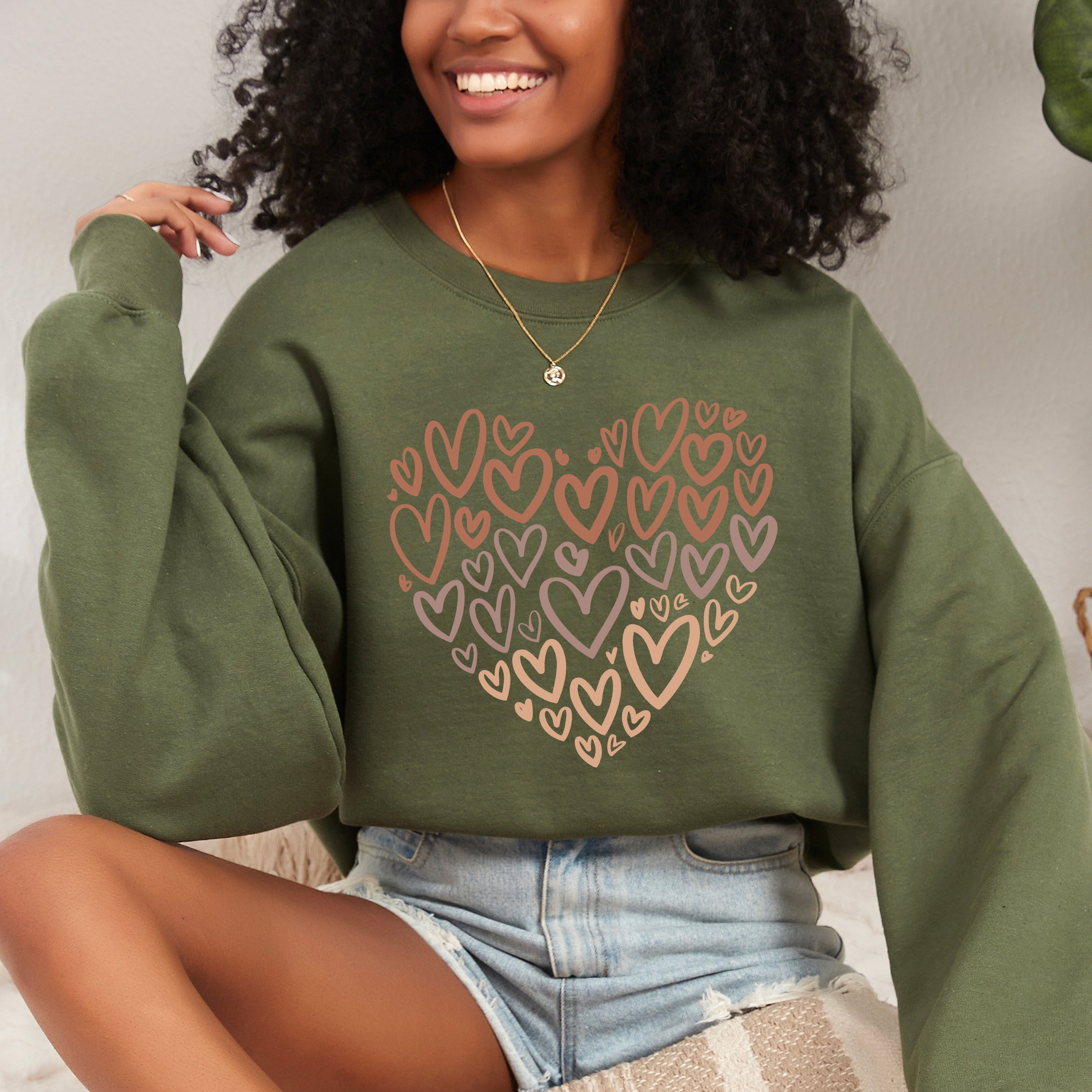 Black History Hearts | Sweatshirt