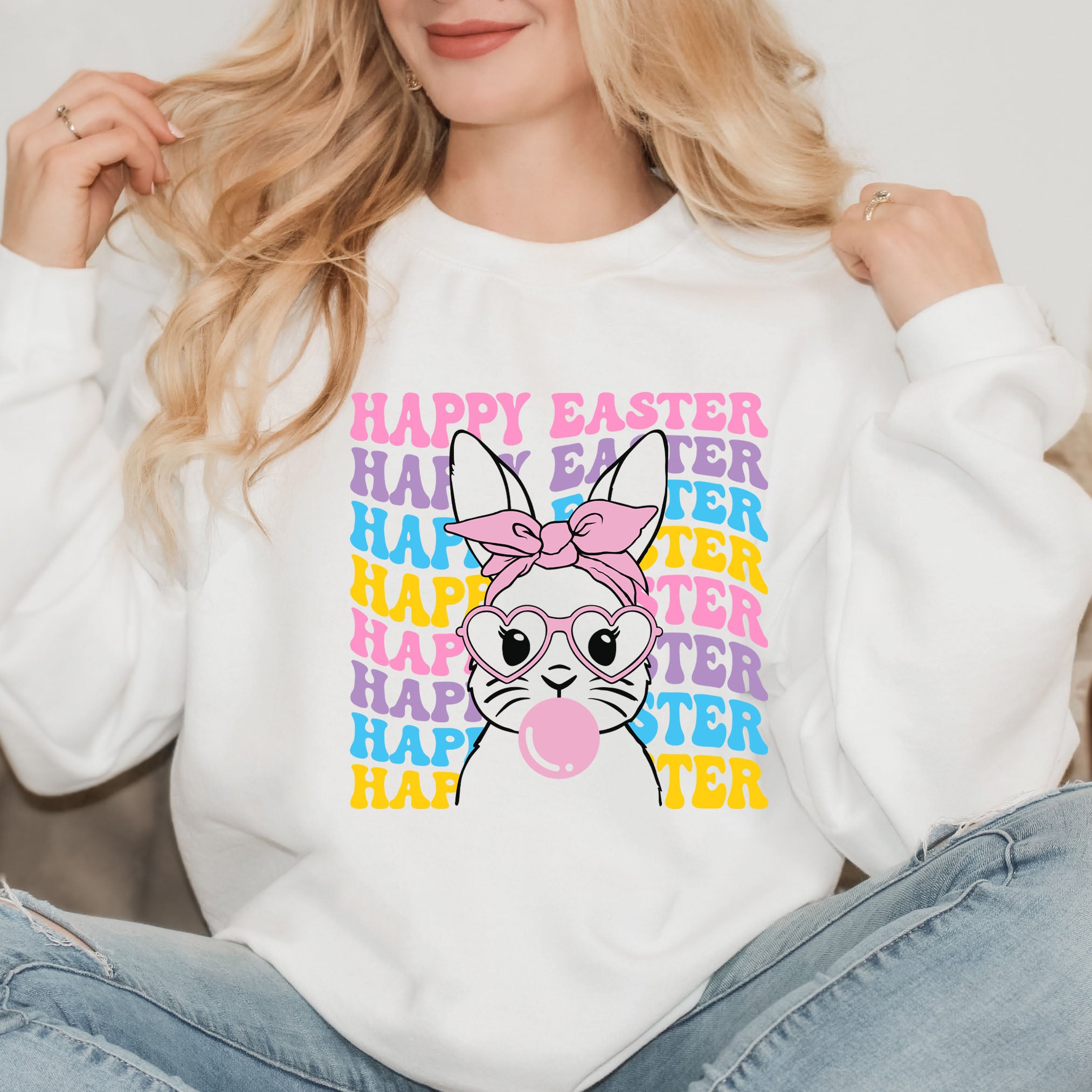 Groovy Easter Bunny | Sweatshirt