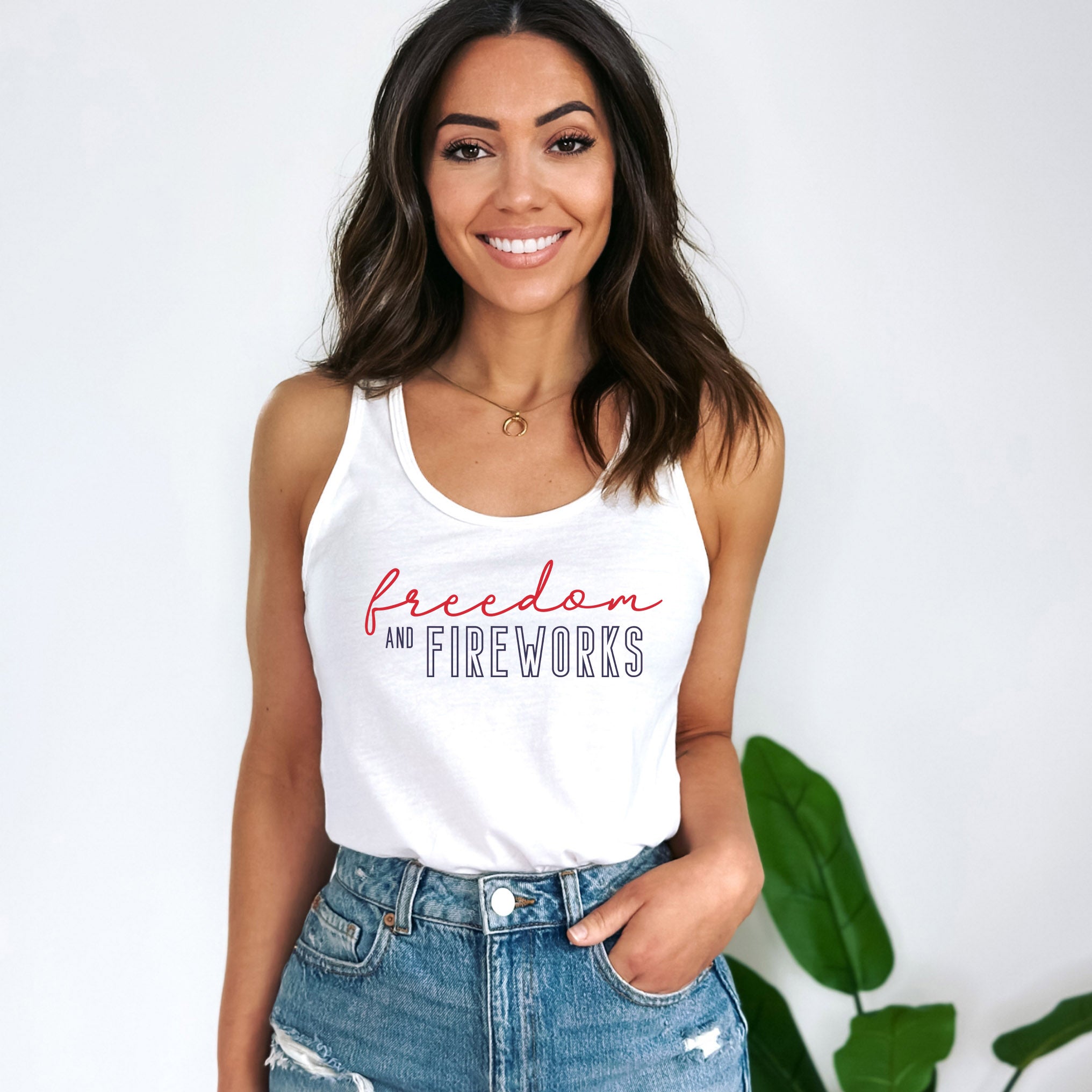 Freedom and Fireworks | Raceberback Tank