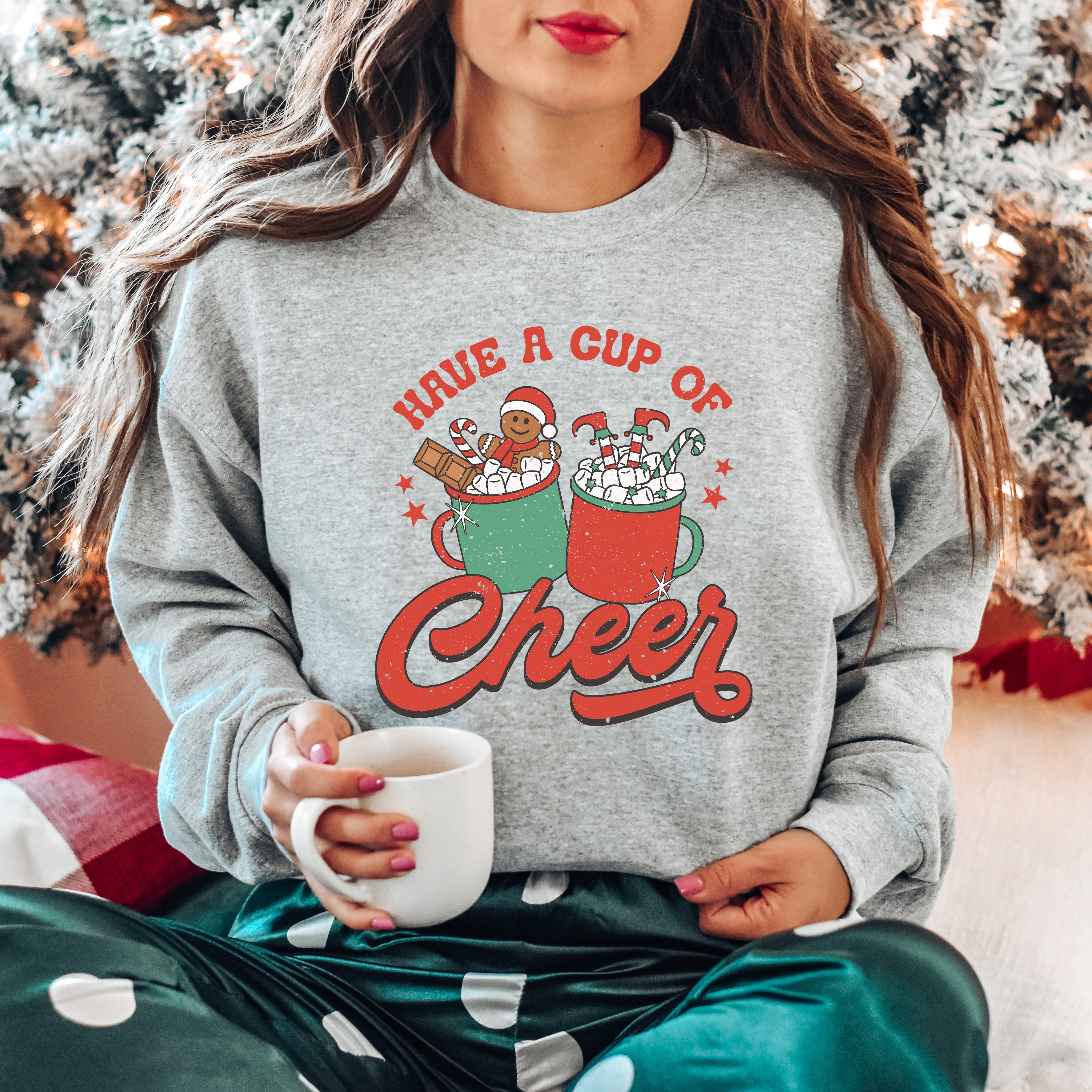 Retro Cup Of Cheer | Sweatshirt