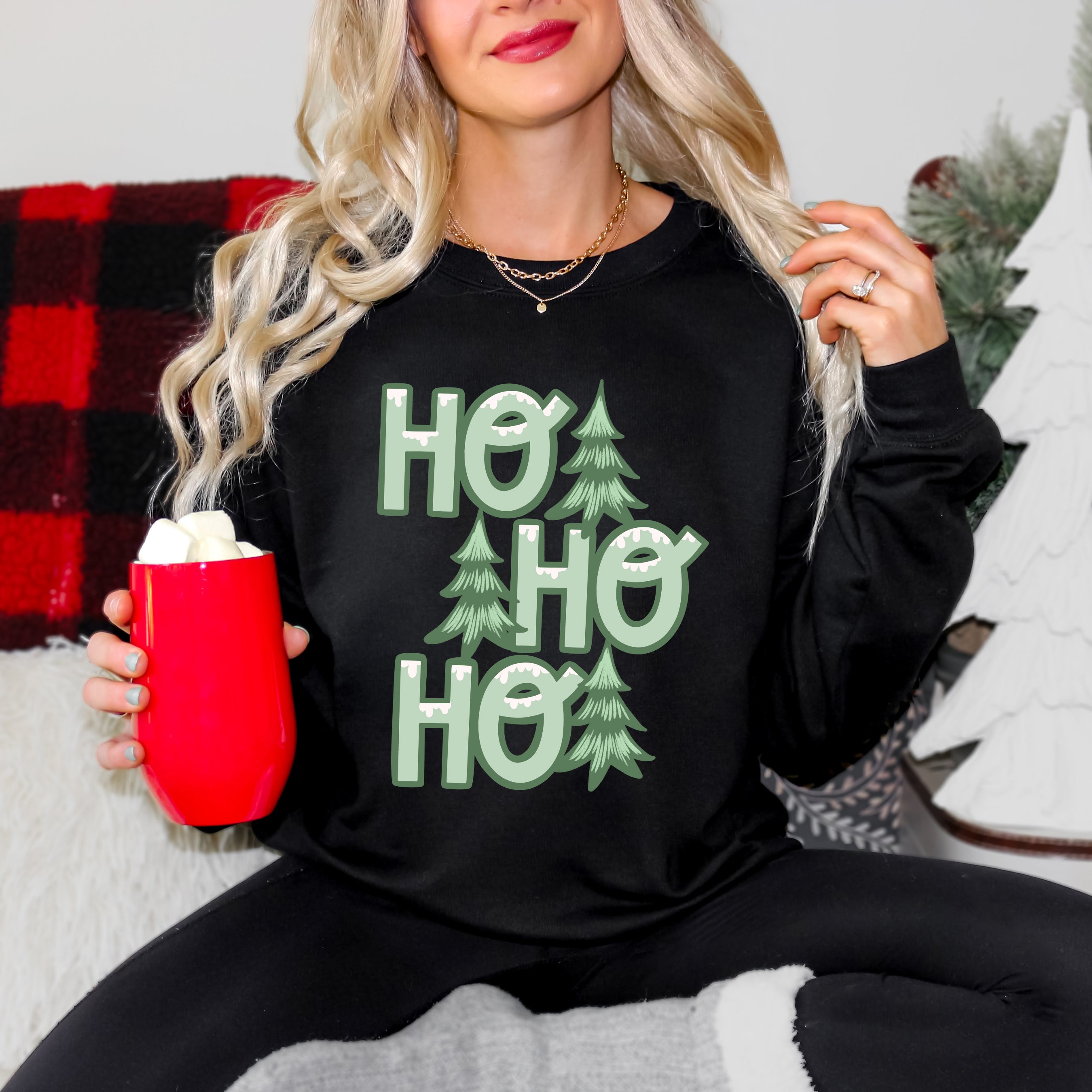 Ho Ho Ho Tree | Sweatshirt