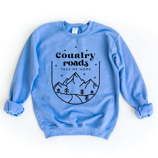 Country Roads Mountains | Sweatshirt
