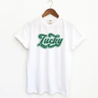 Lucky Retro Rough | Garment Dyed Tee