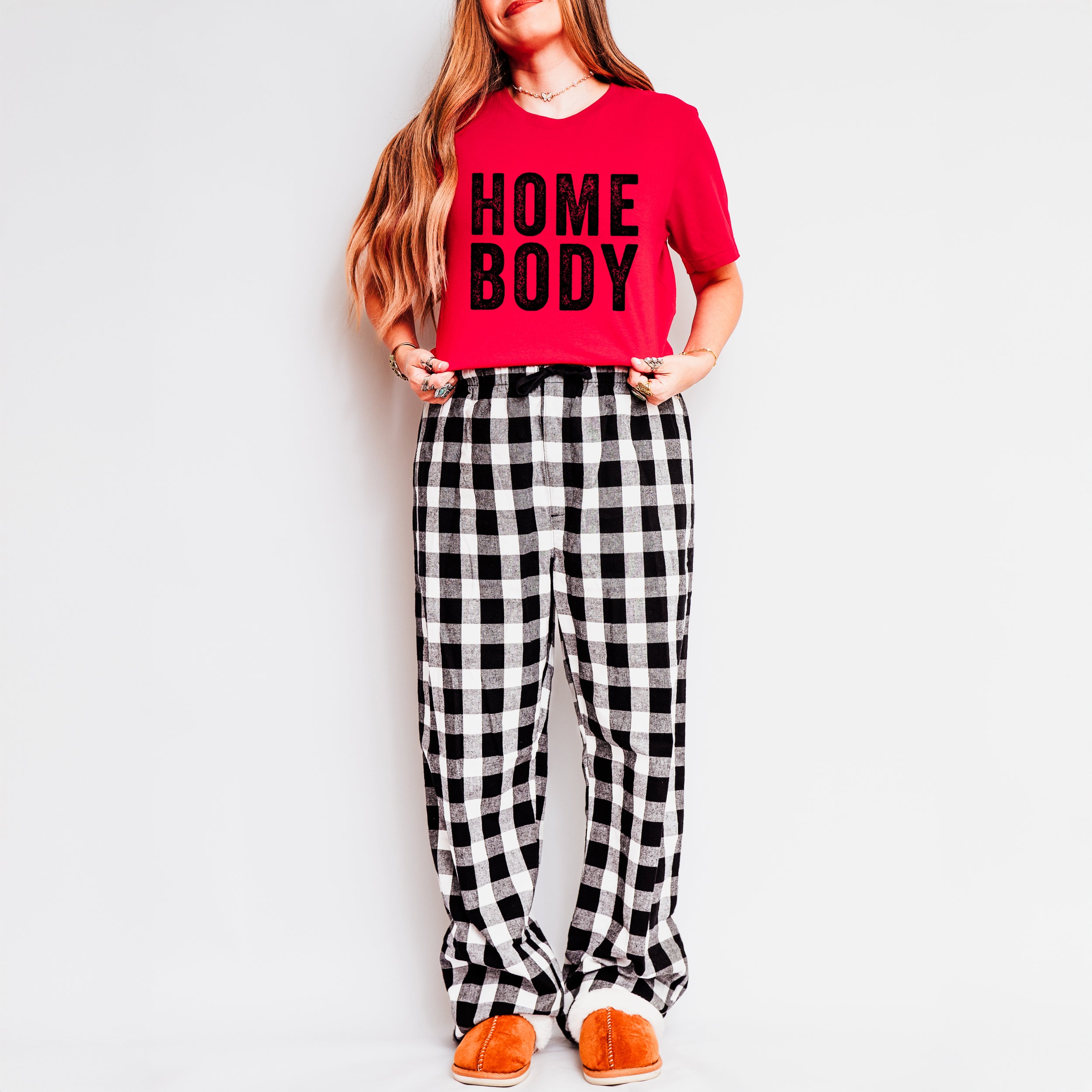 Home Body Block | Plaid Pajama Set
