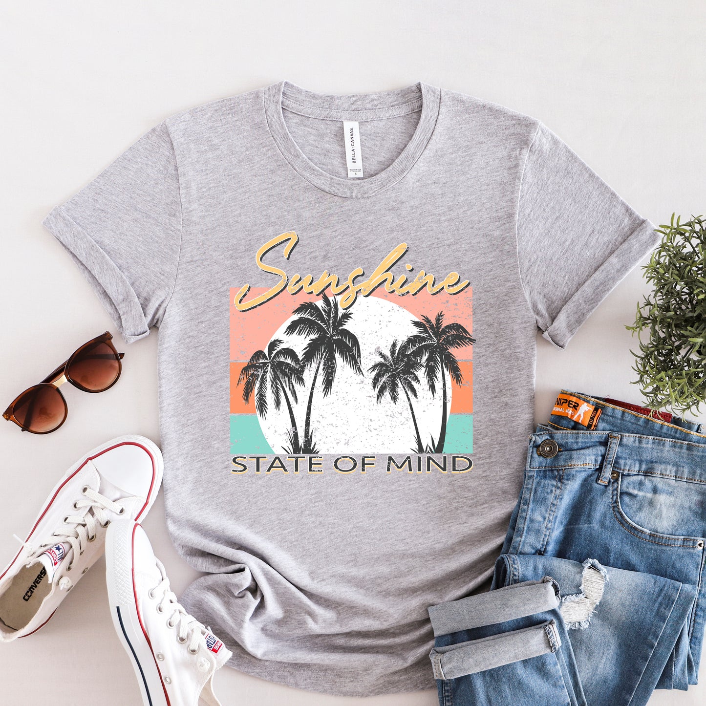 Sunshine State of Mind | Short Sleeve Graphic Tee