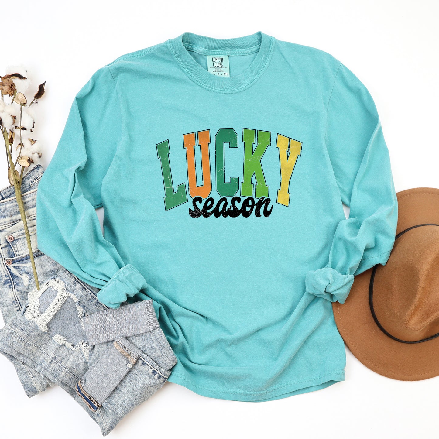 Lucky Season | Garment Dyed Long Sleeve