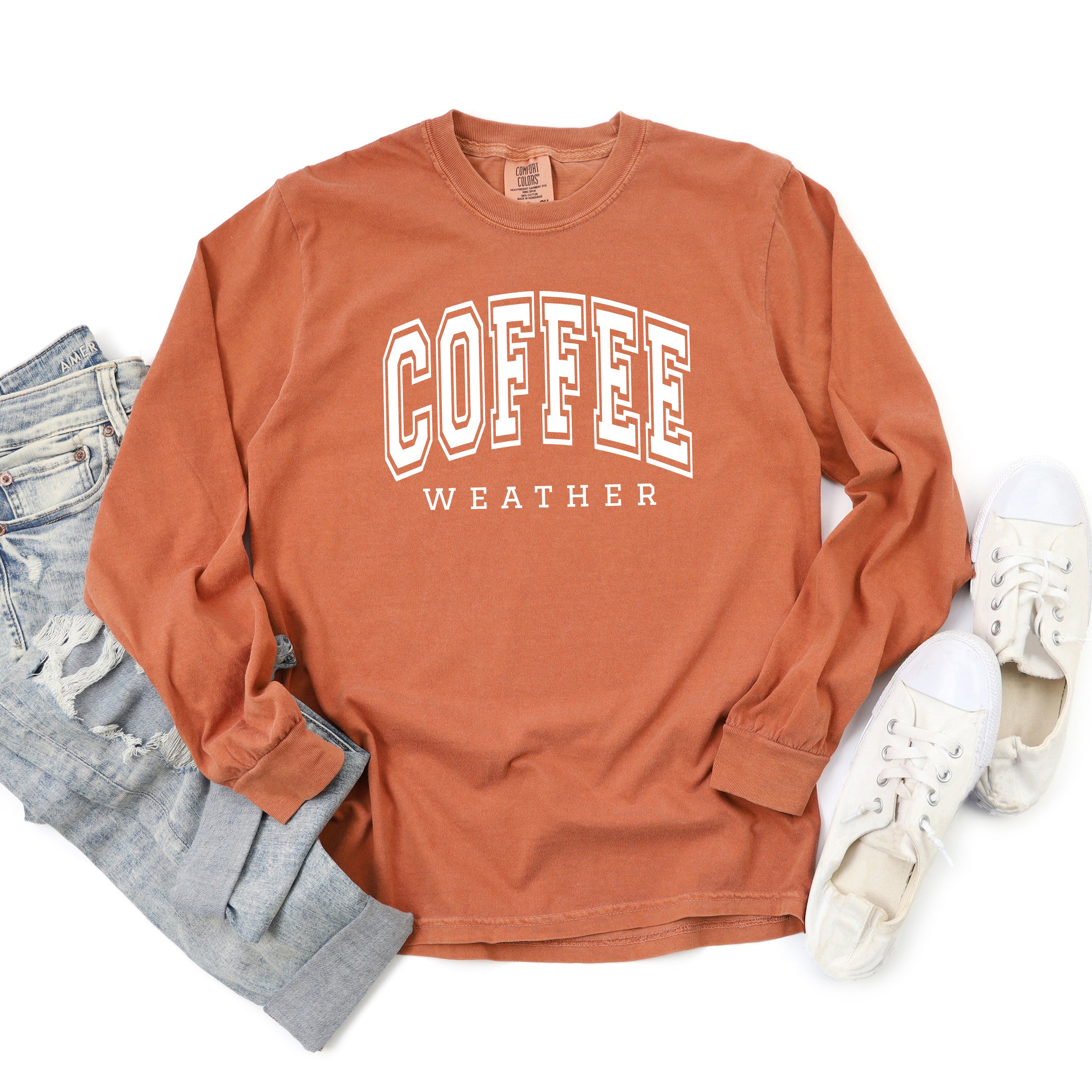 Coffee Weather | Garment Dyed Long Sleeve