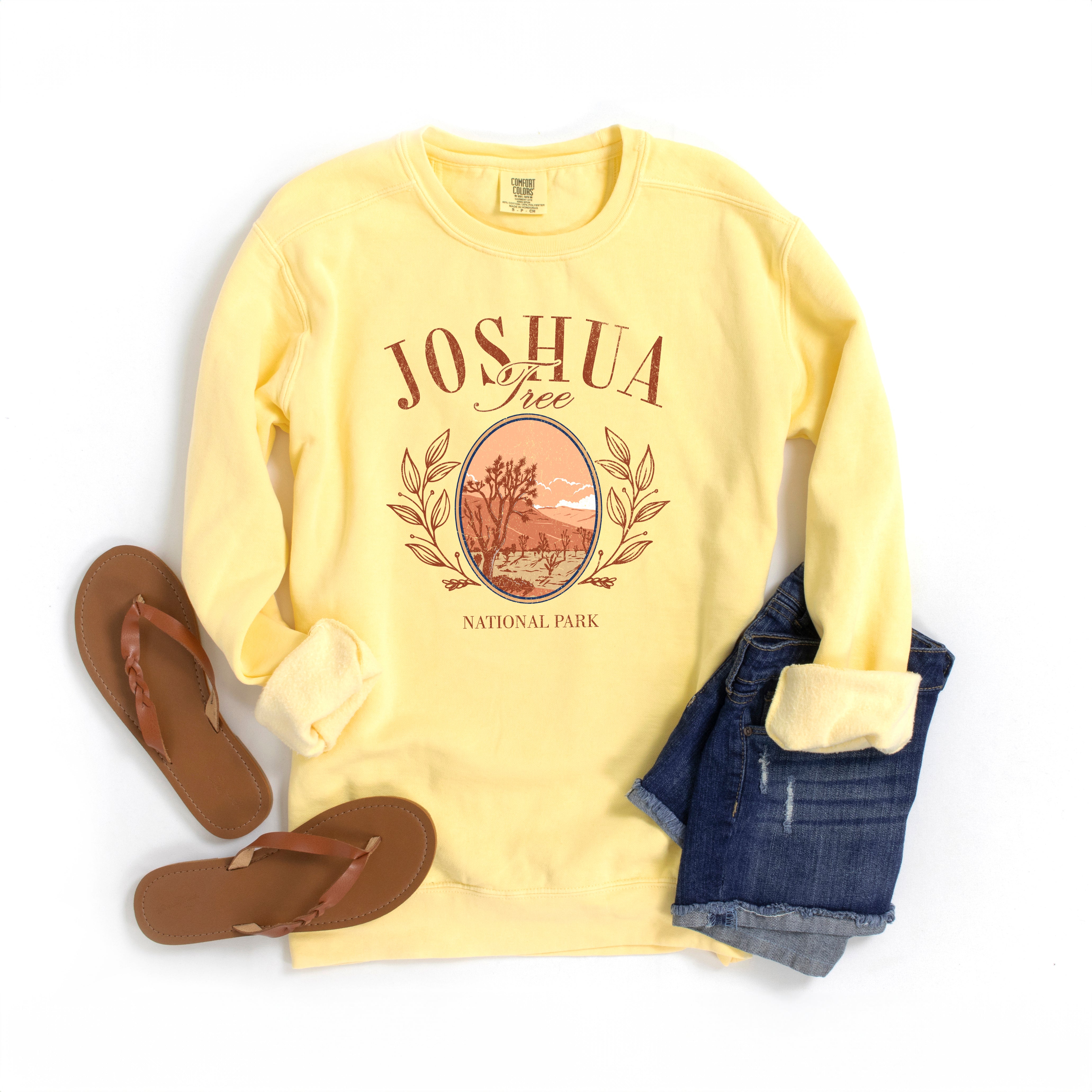 Joshua Tree Grunge | Garment Dyed Sweatshirt