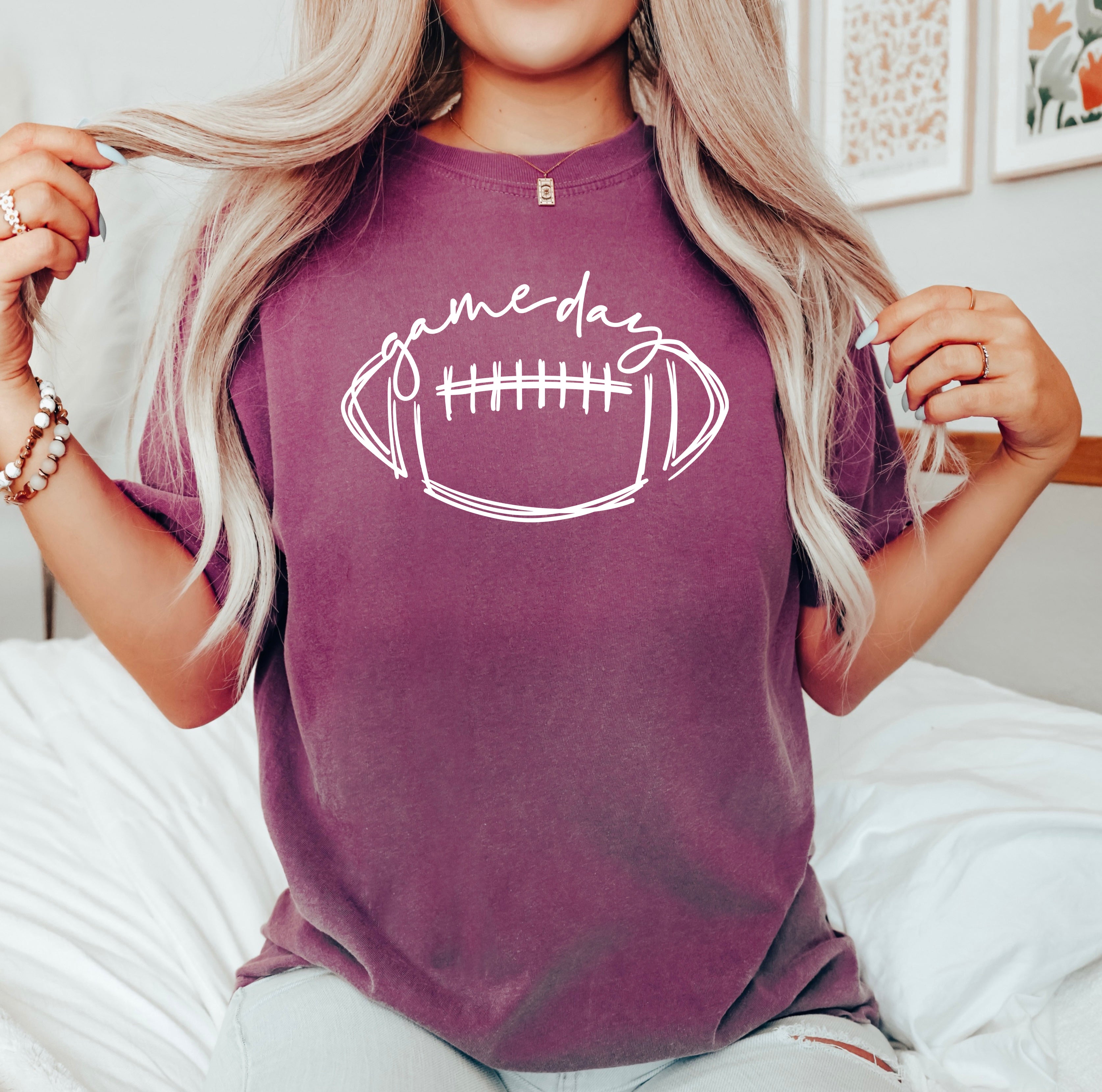 Football Game Day | Garment Dyed Tee