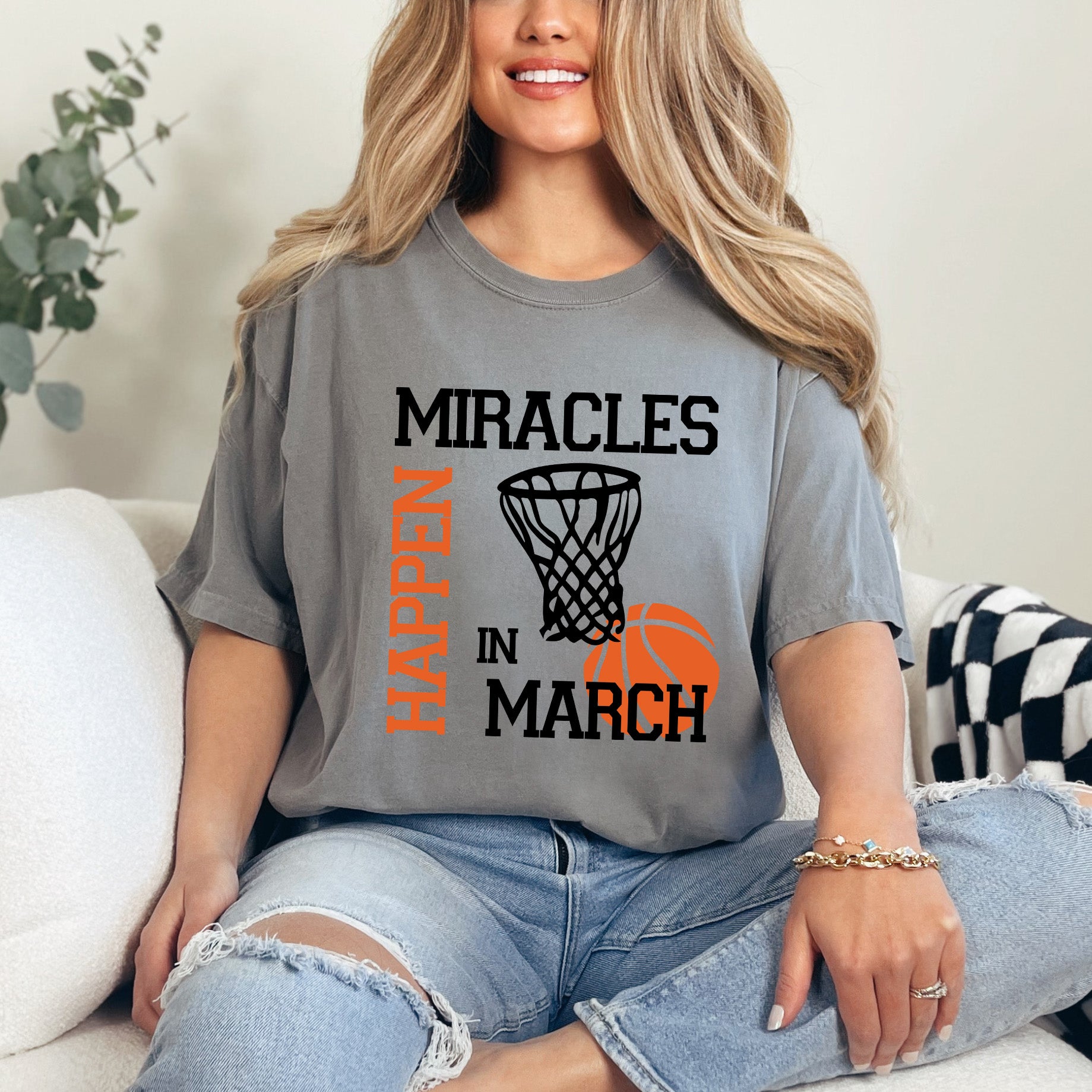 Miracles In March | Garment Dyed Short Sleeve Tee