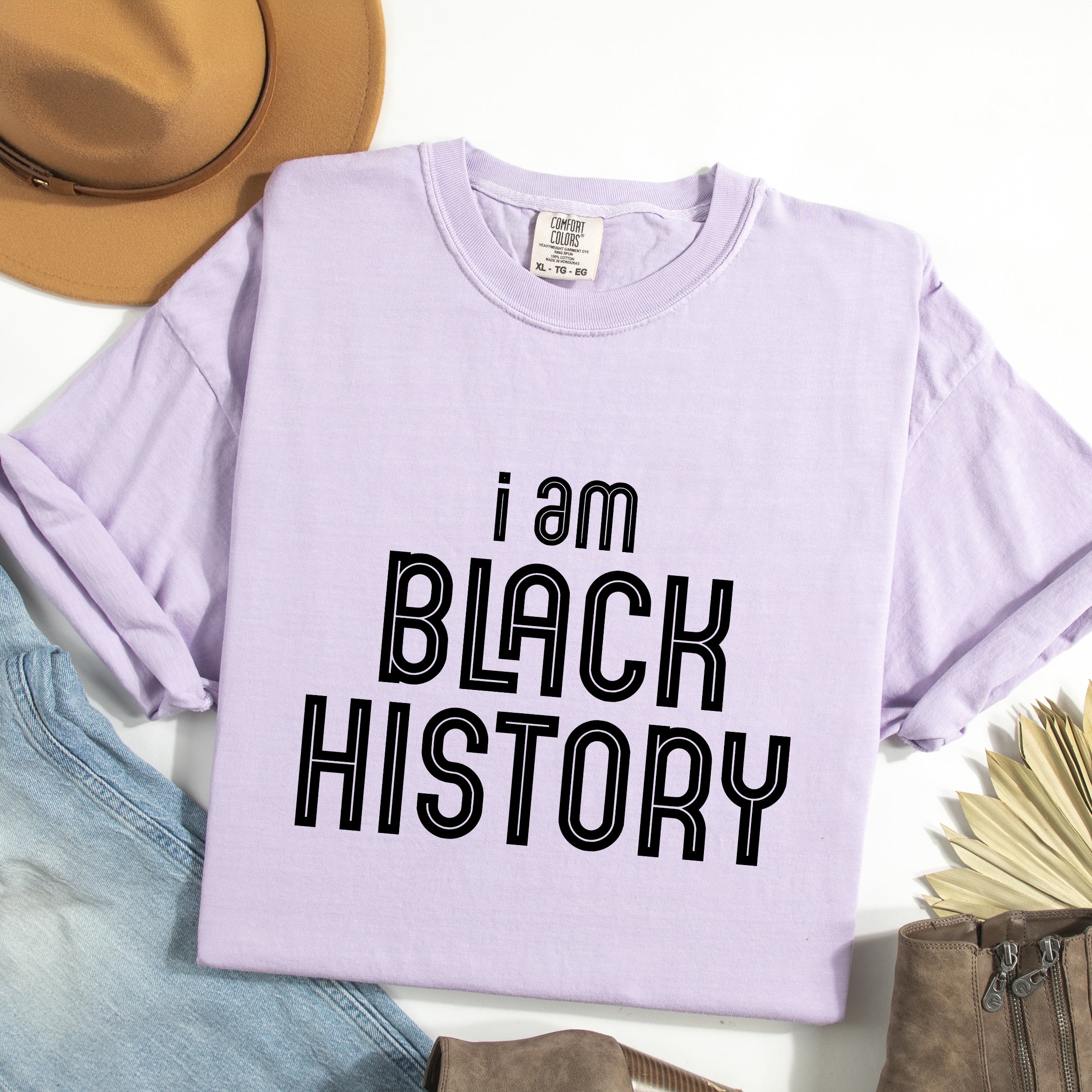 I Am Black History | Garment Dyed Tee