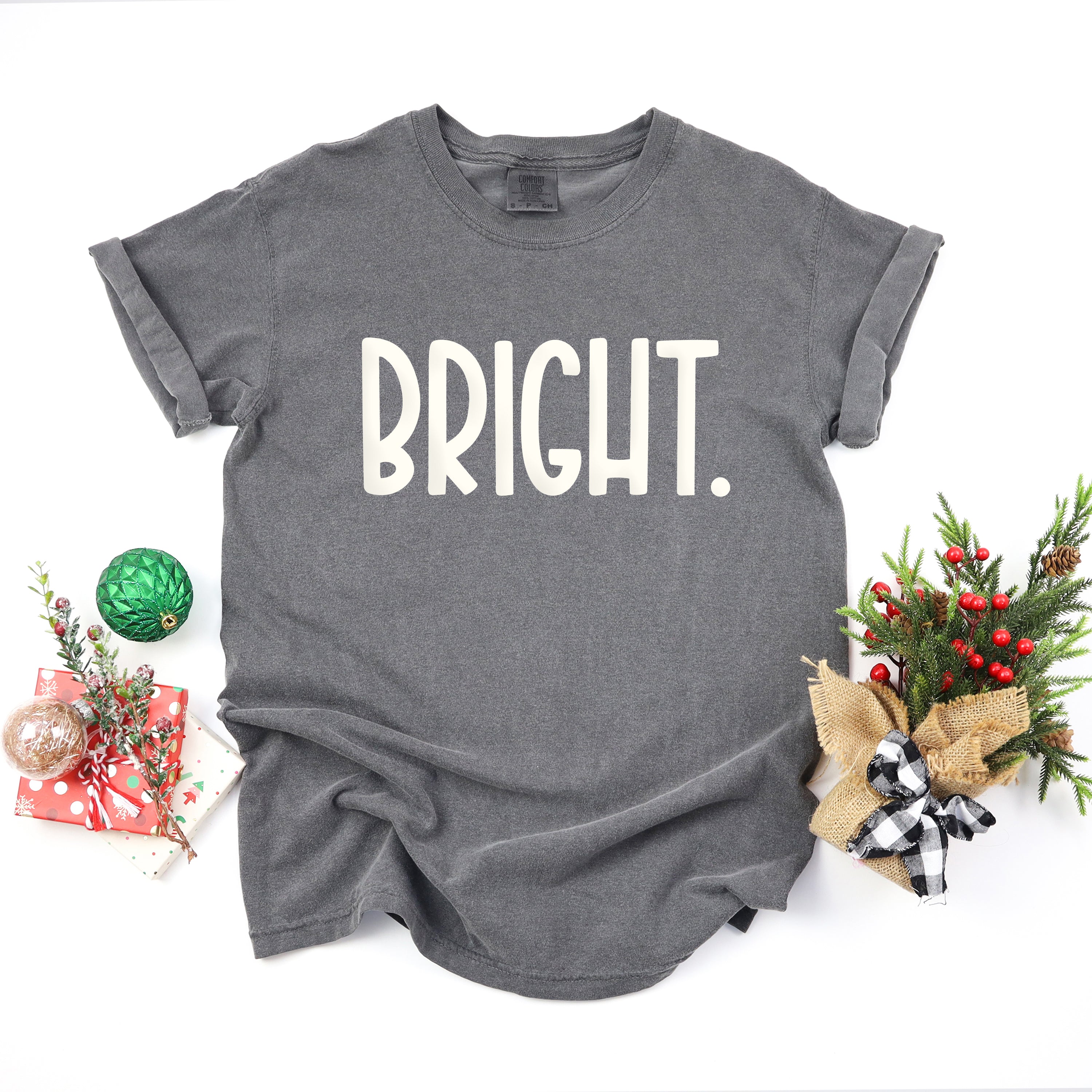 Bright Bold Puff Print | Garment Dyed Tee