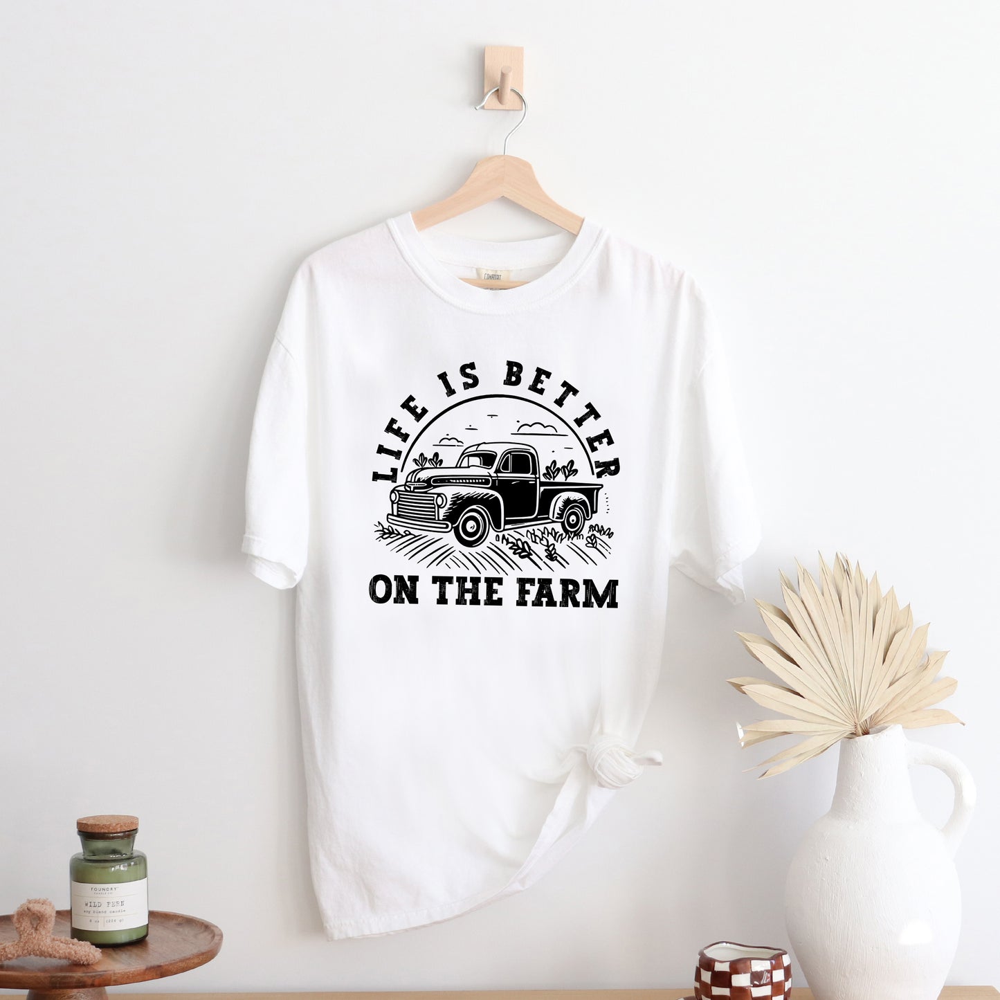 Better on the Farm Truck | Garment Dyed Tee