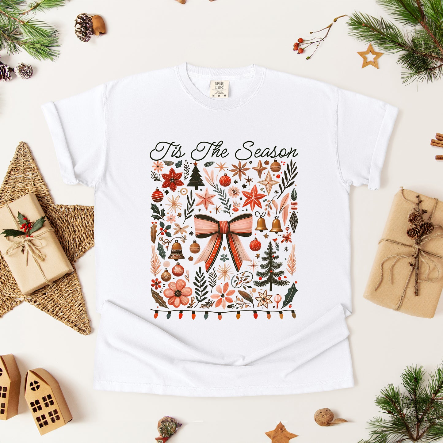 Tis The Season Coquette | Garment Dyed Tee