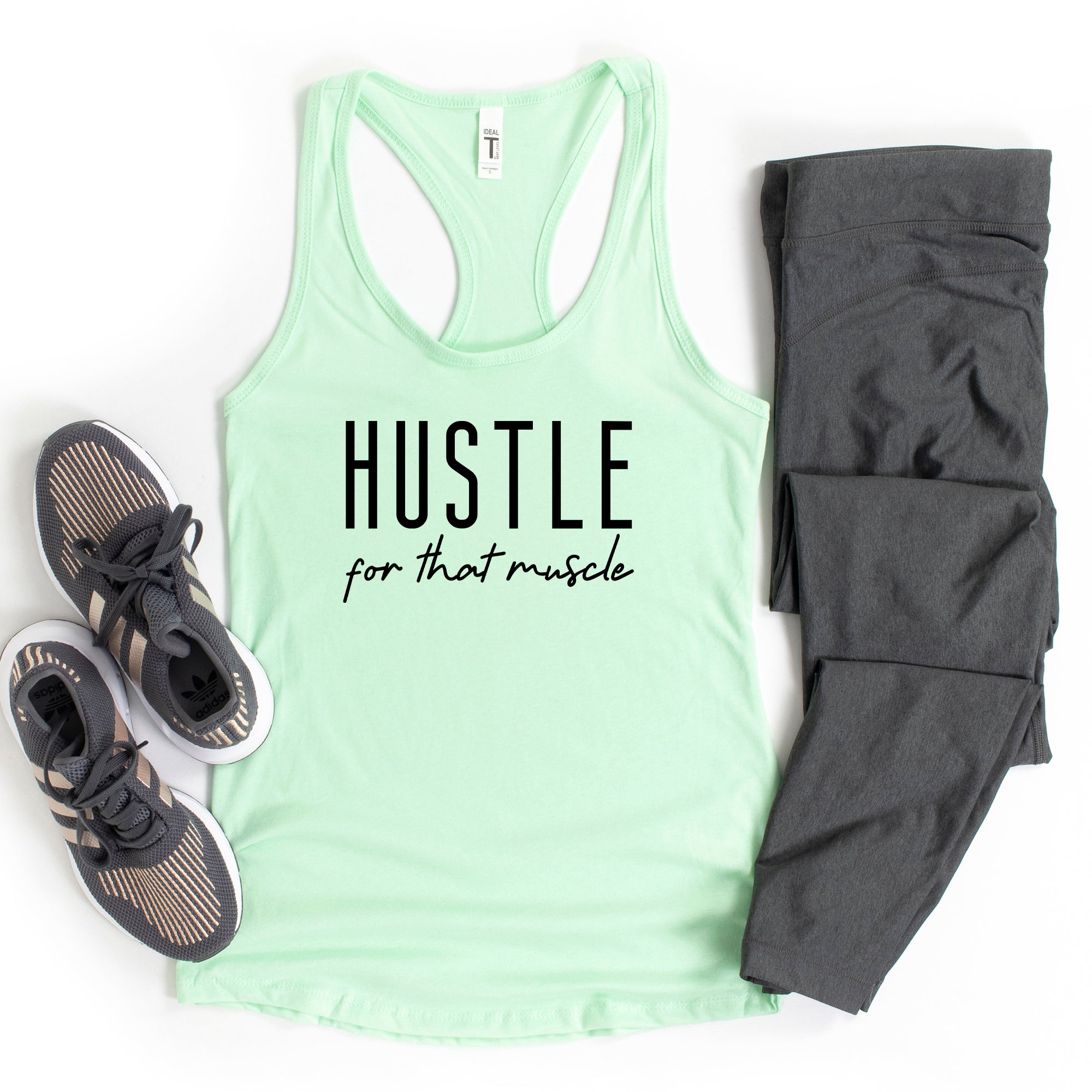 Hustle For That Muscle | Racerback Tank