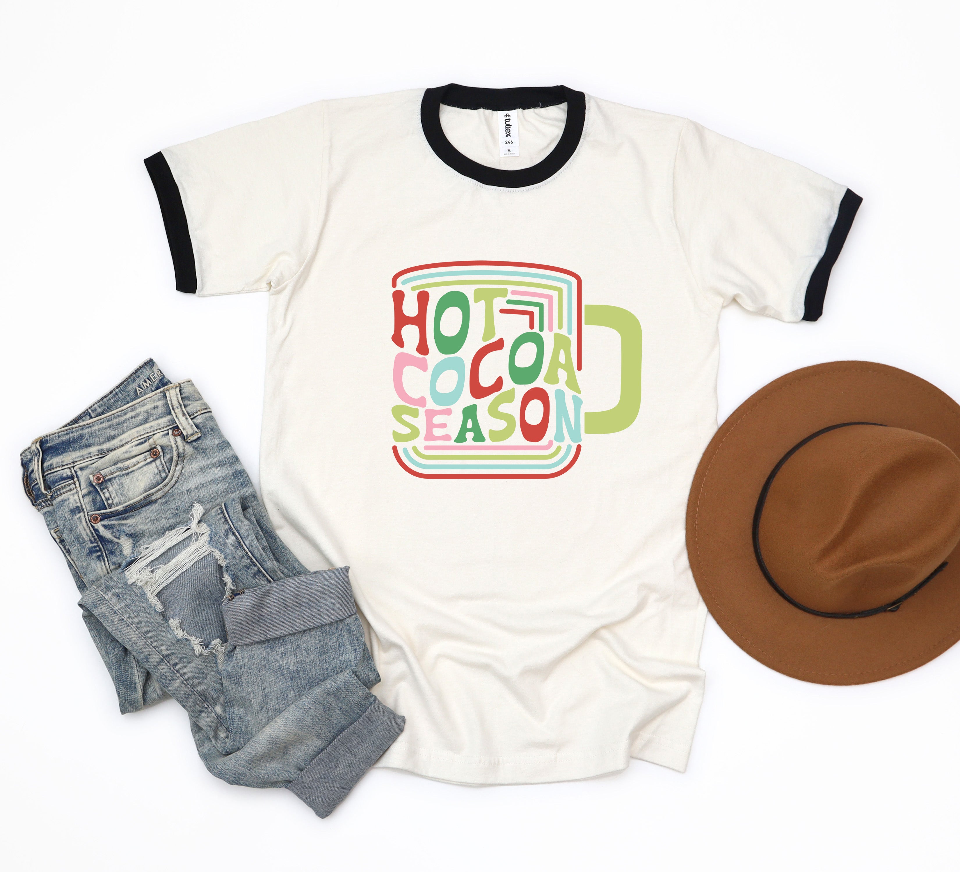 Retro Hot Cocoa Season | Ringer Tee